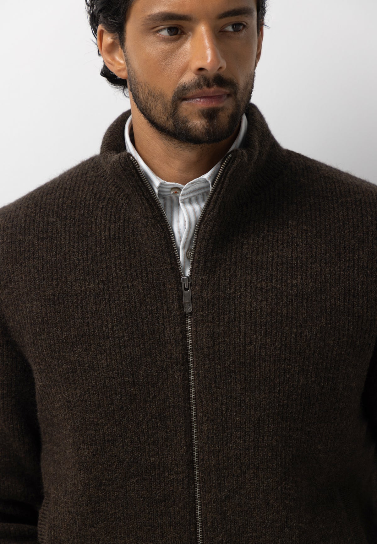 Cardigan avec doublure teddy