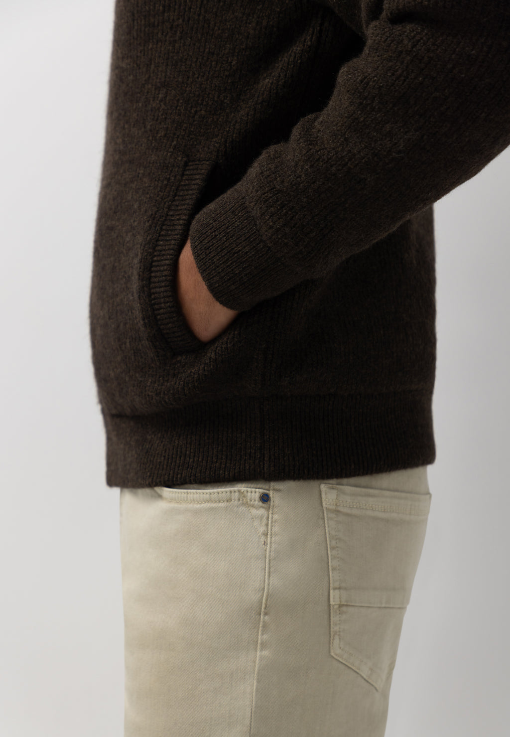 Cardigan avec doublure teddy