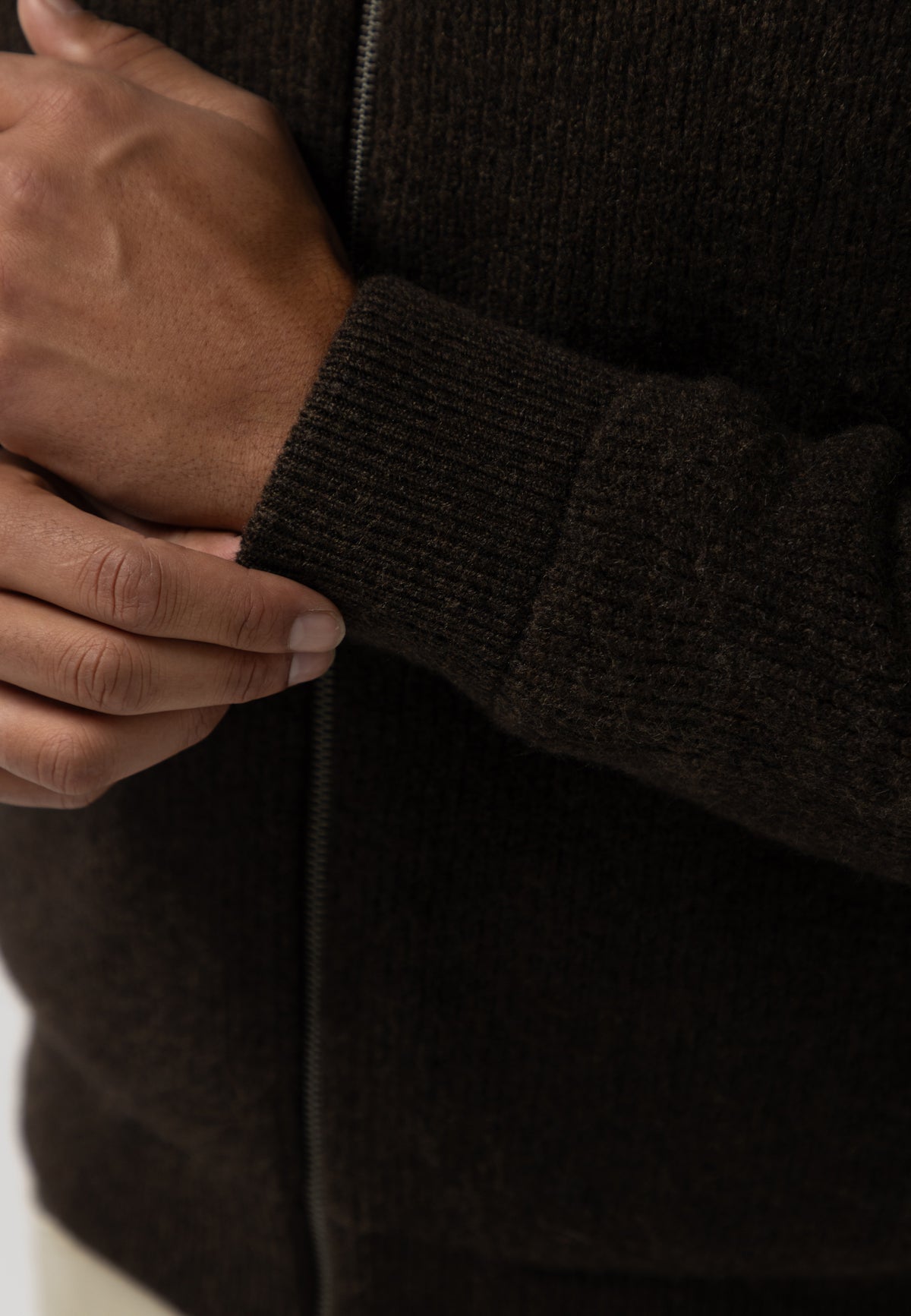Cardigan avec doublure teddy