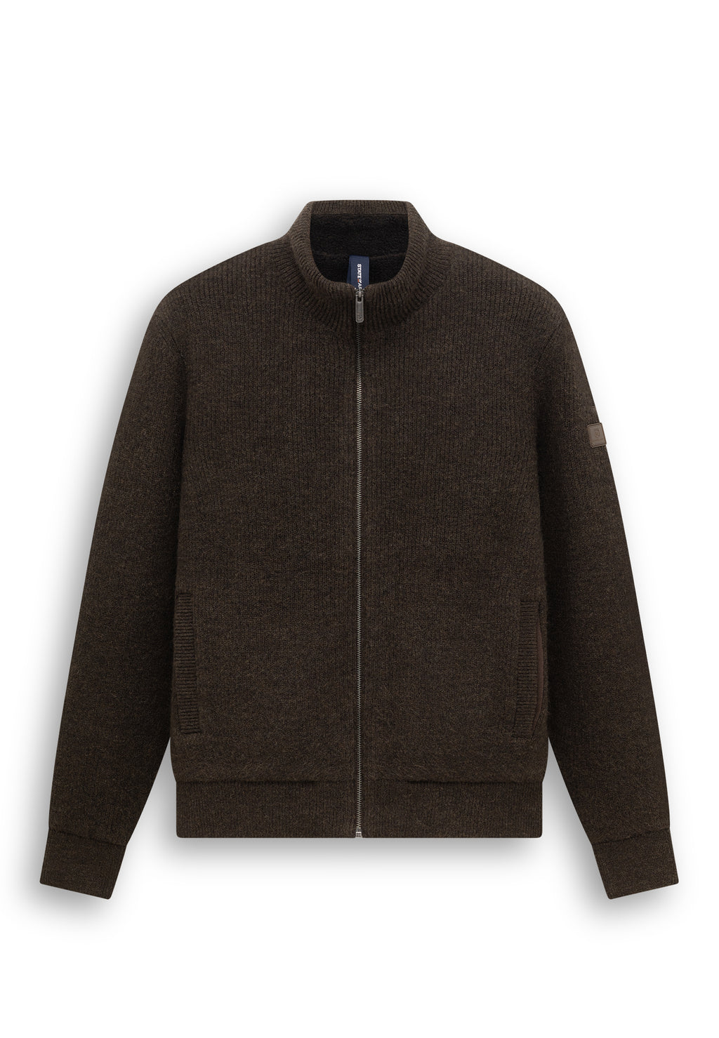 Cardigan avec doublure teddy