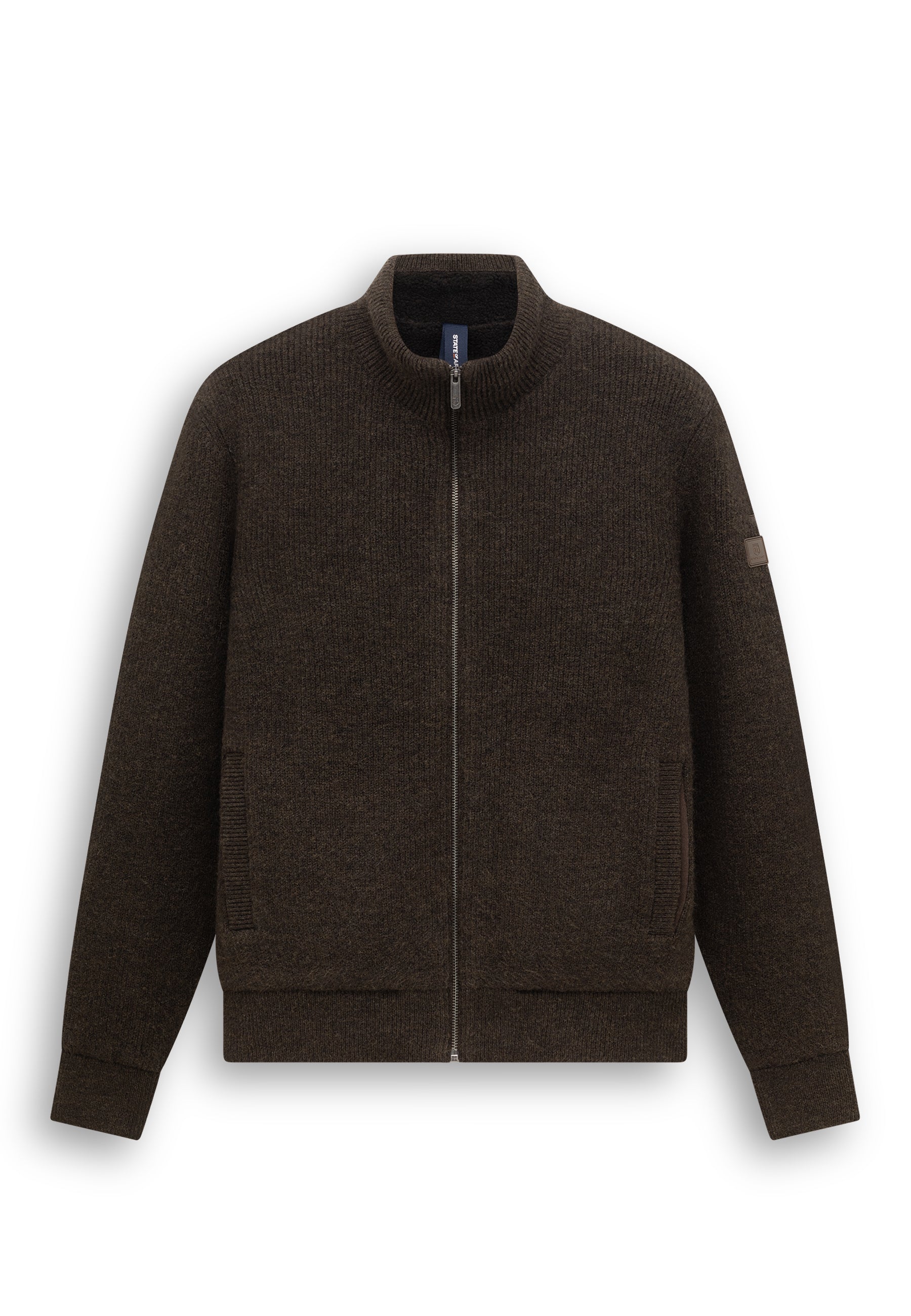 Cardigan avec doublure teddy