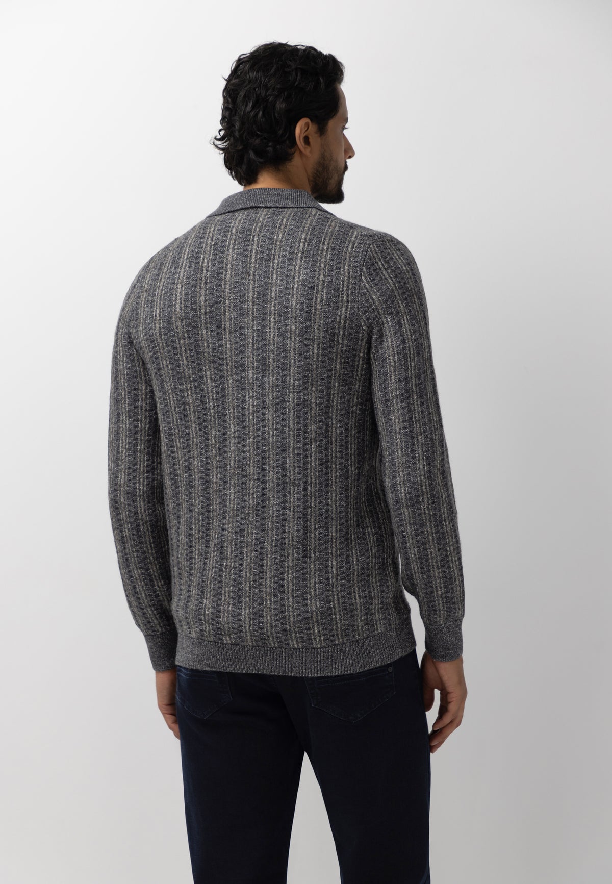 Cardigan à motif texturé