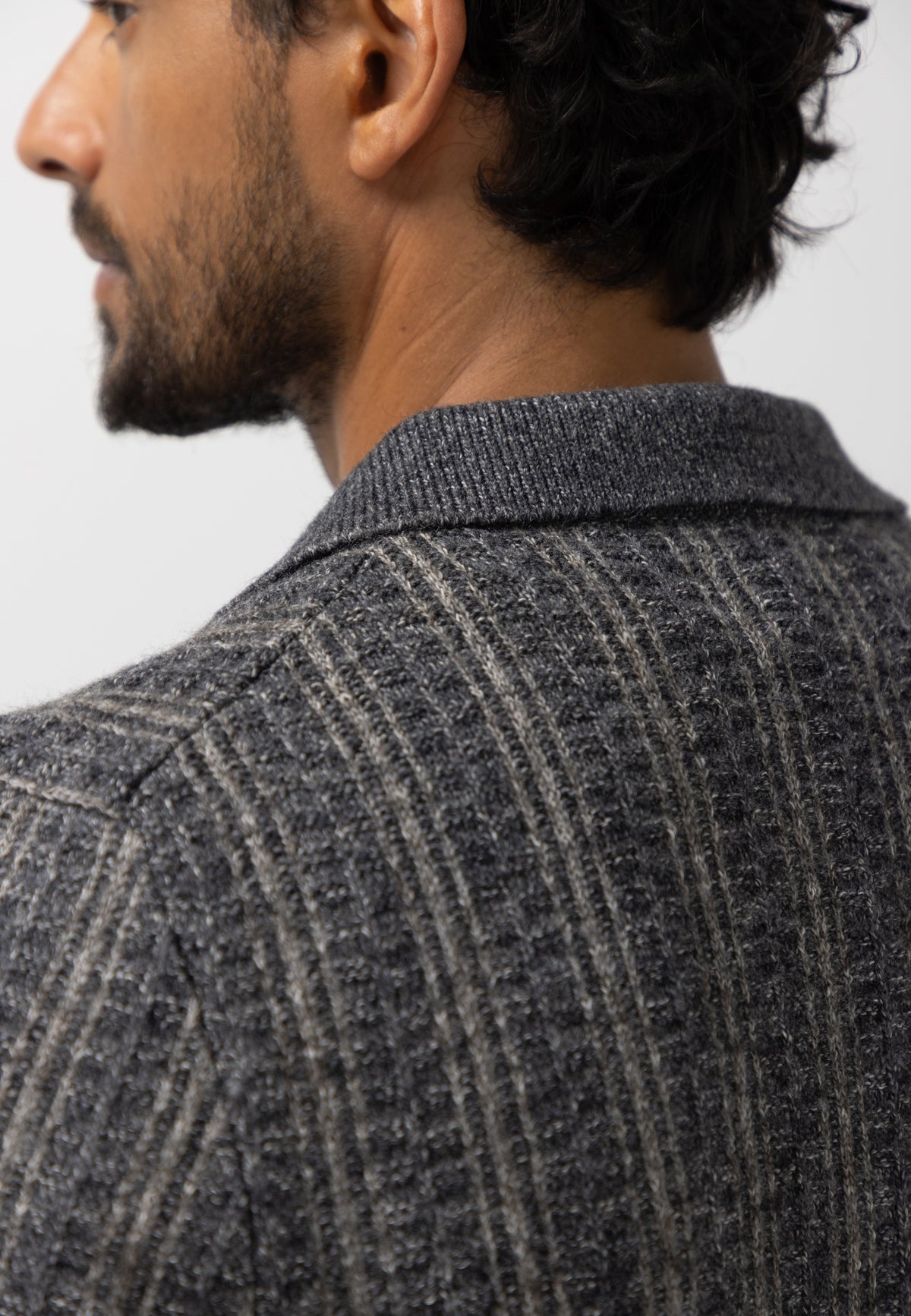 Cardigan à motif texturé