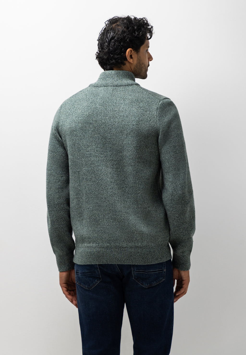 Cardigan en maille double avec poches
