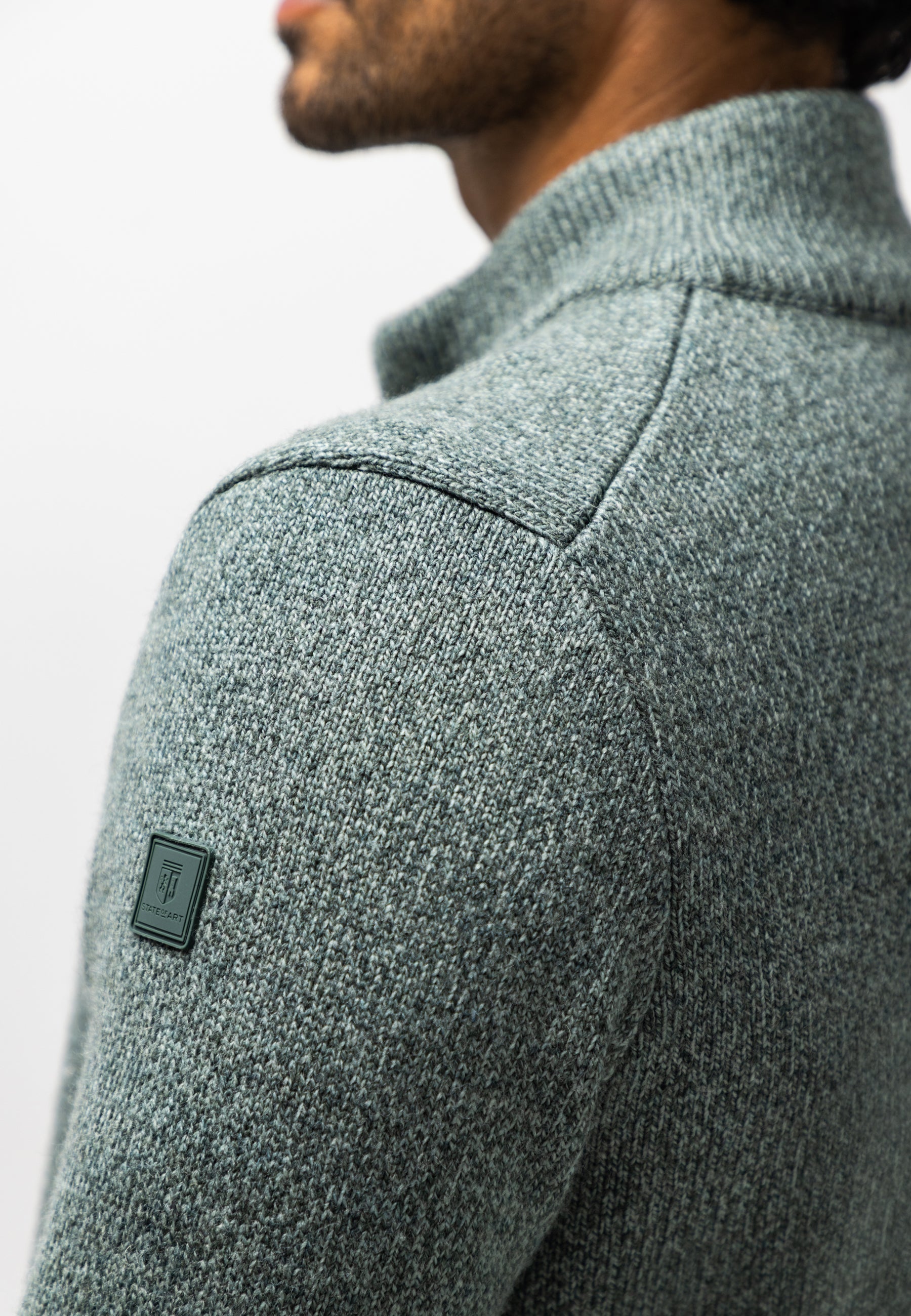 Cardigan en maille double avec poches