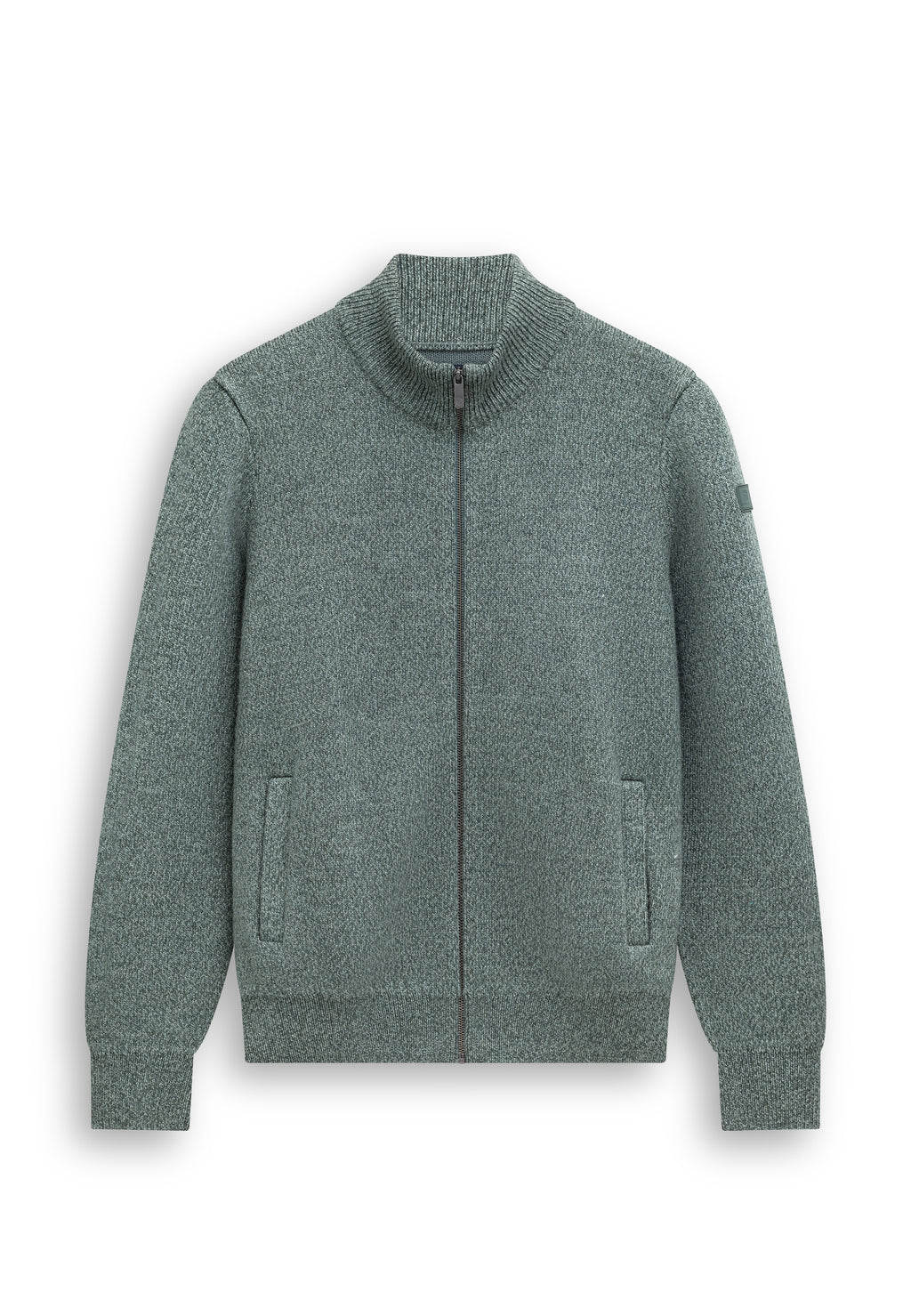 Cardigan en maille double avec poches