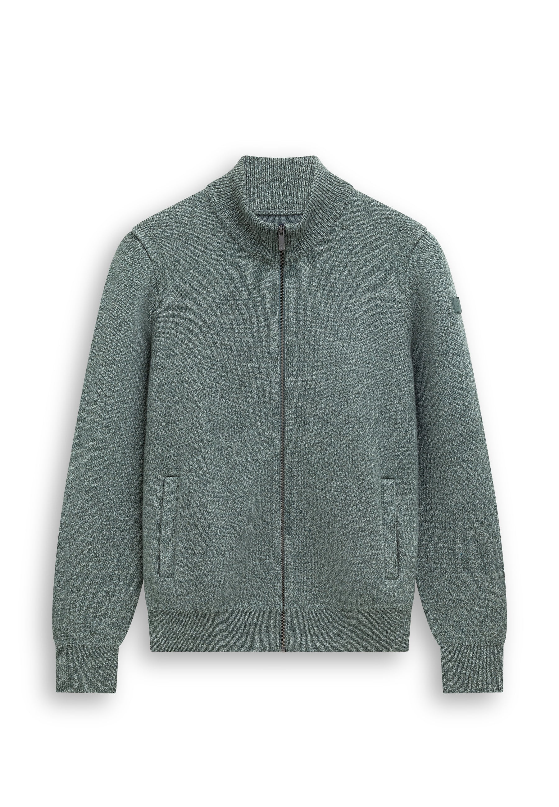 Cardigan en maille double avec poches
