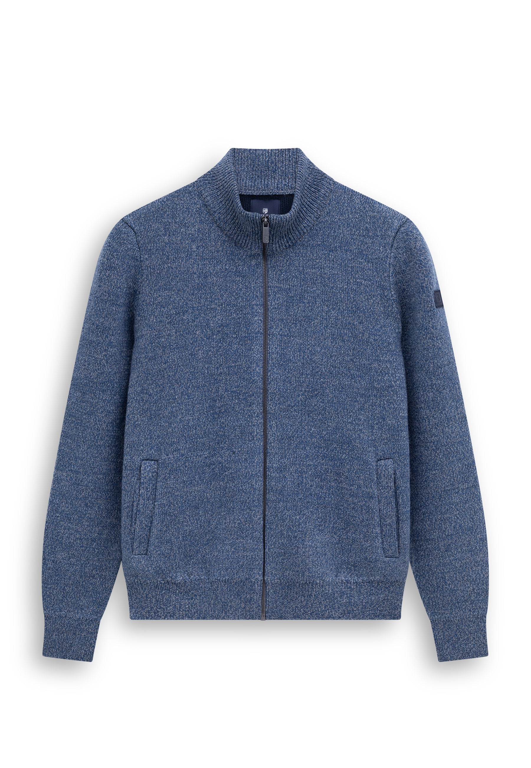 Cardigan en maille double avec poches