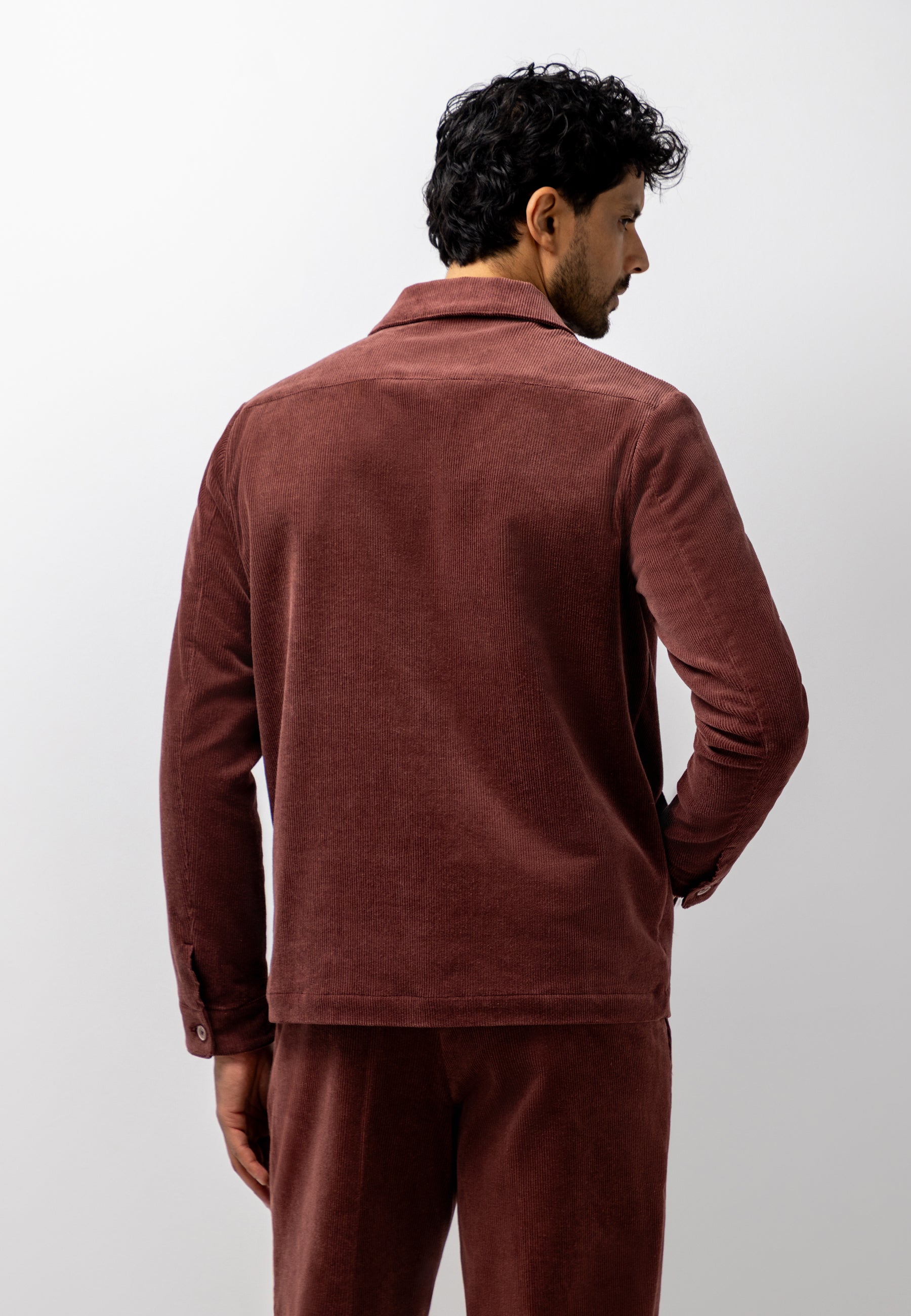 Surchemise semi-doublée