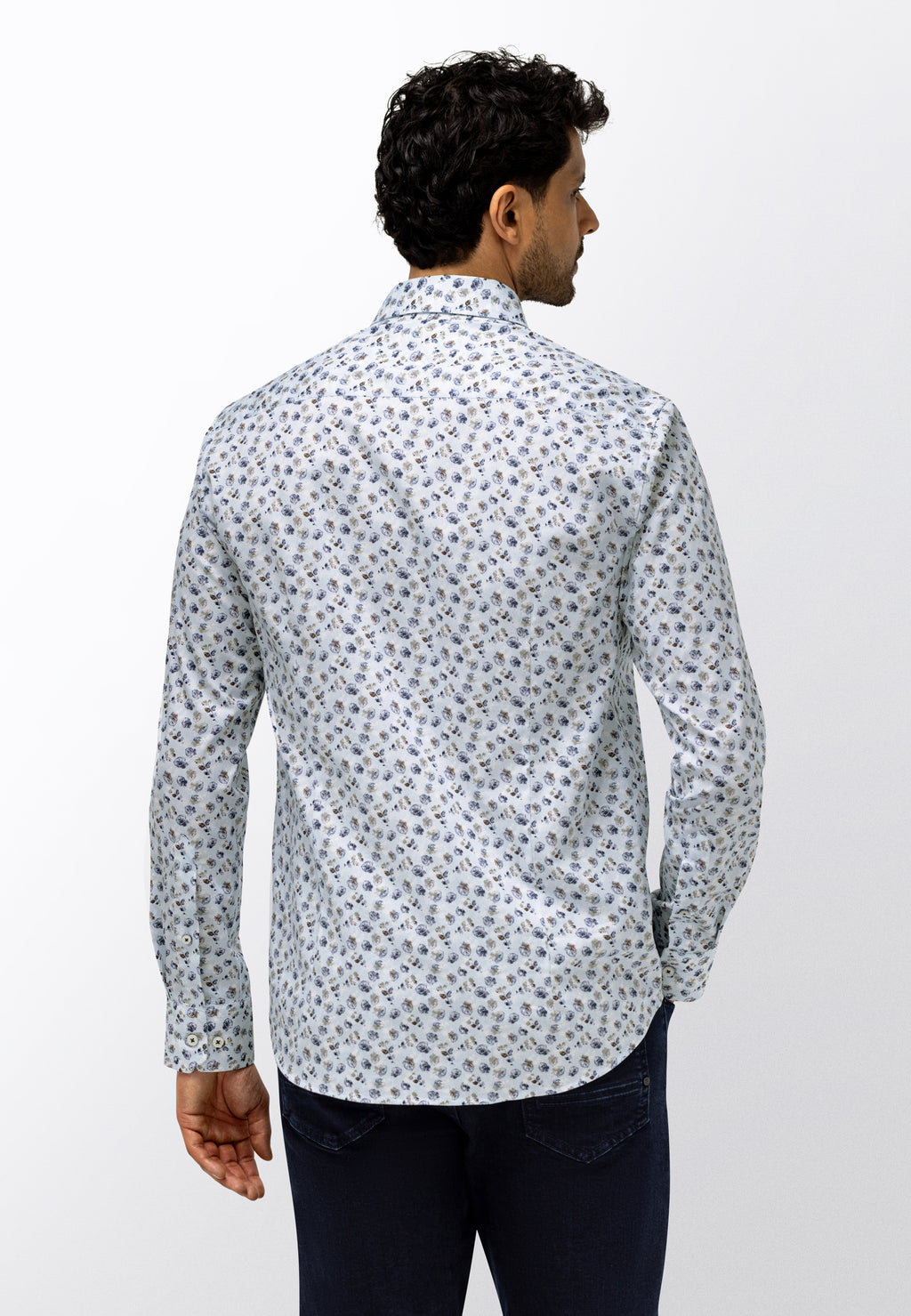 Overhemd met botanische print