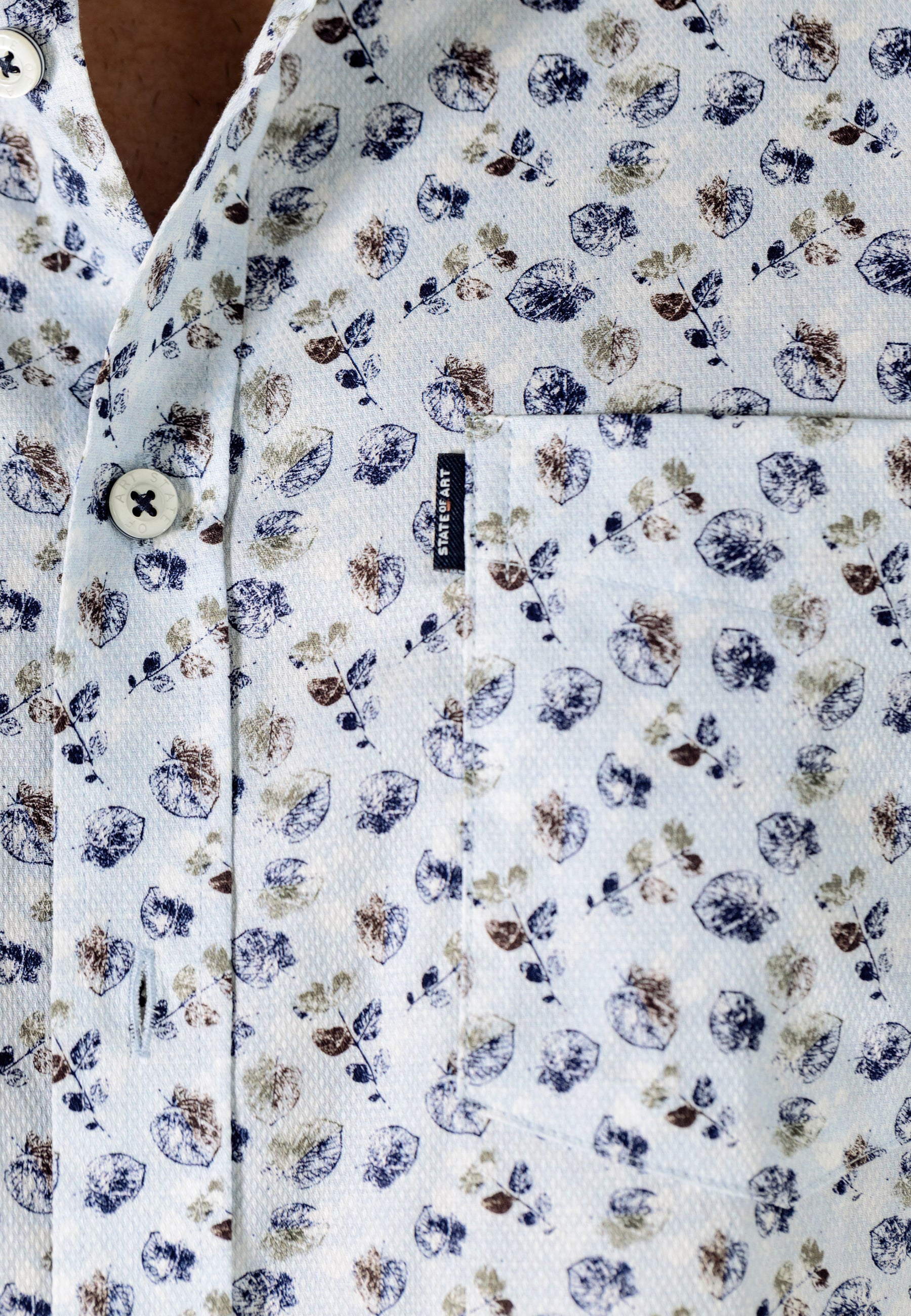 Overhemd met botanische print