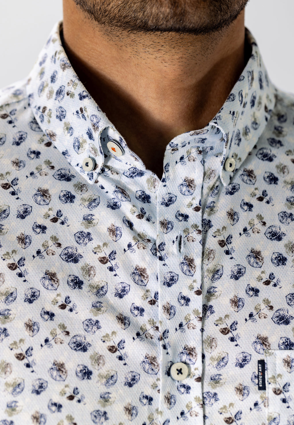 Overhemd met botanische print