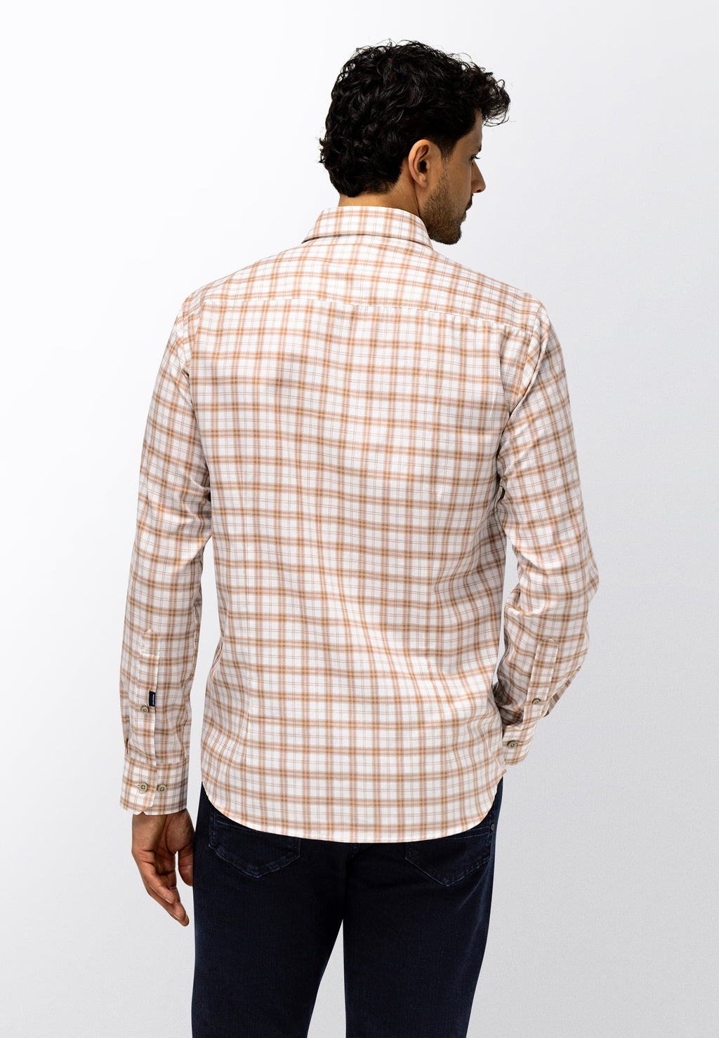 Chemise à carreaux en coton
