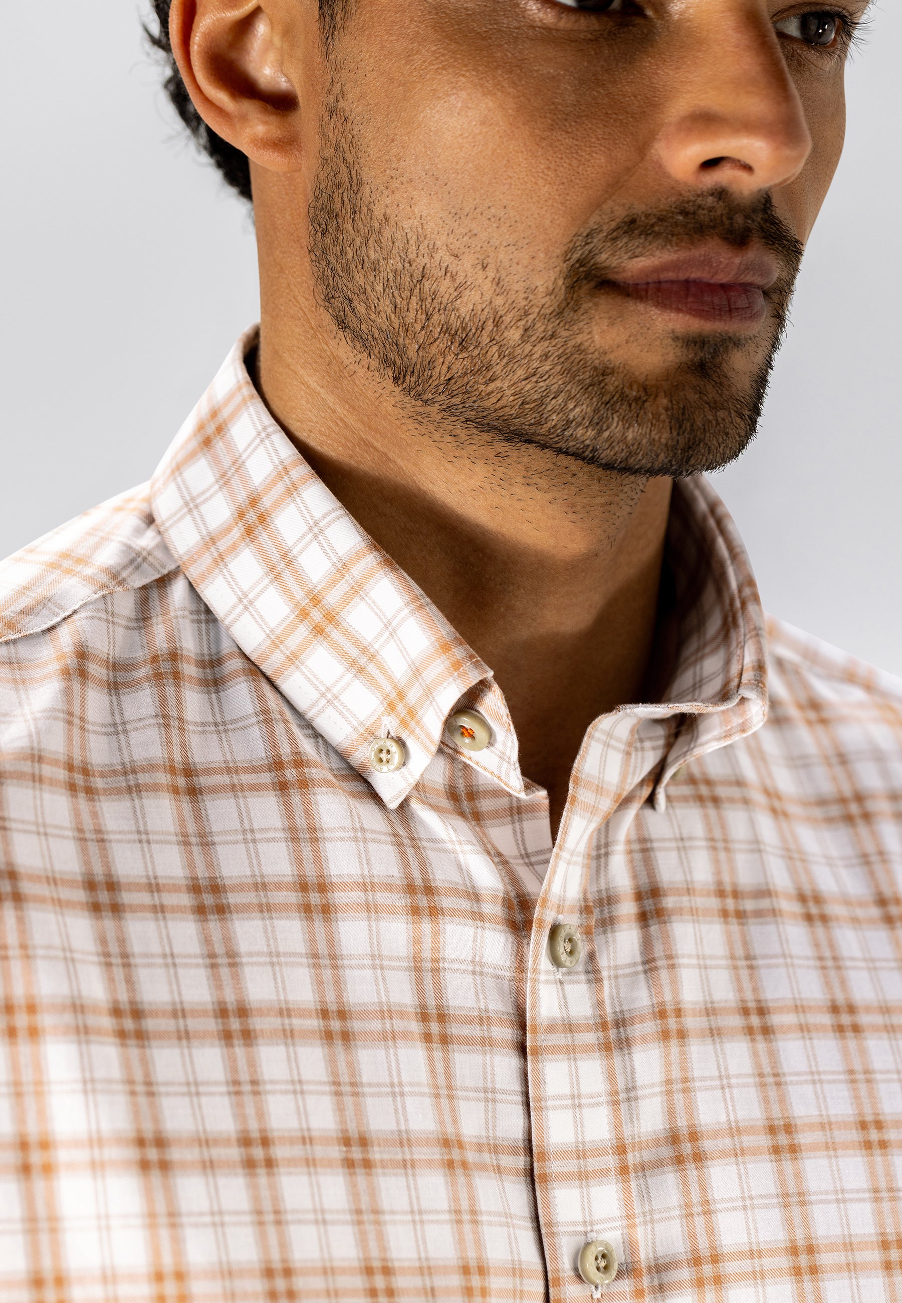 Chemise à carreaux en coton