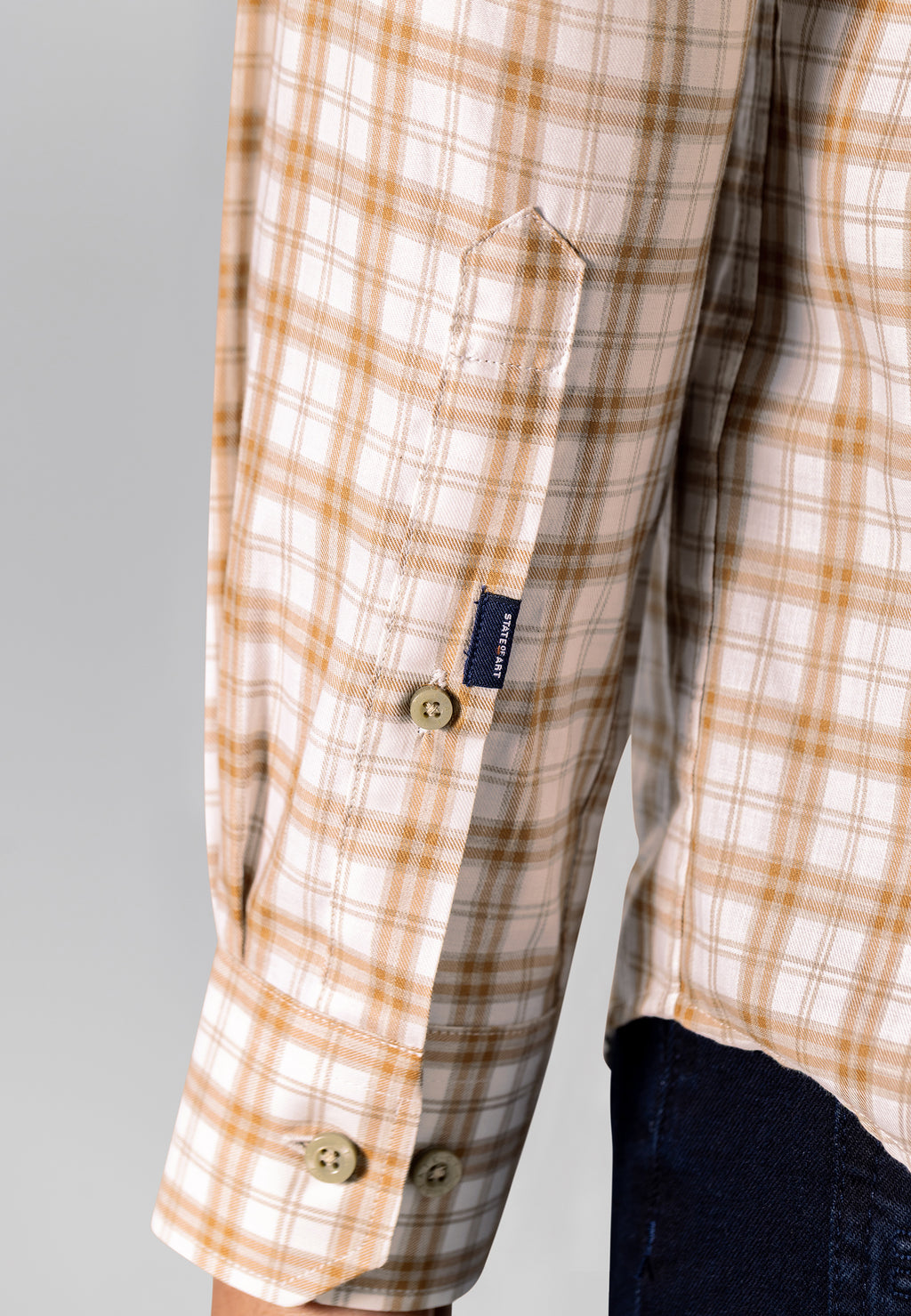 Chemise à carreaux en coton