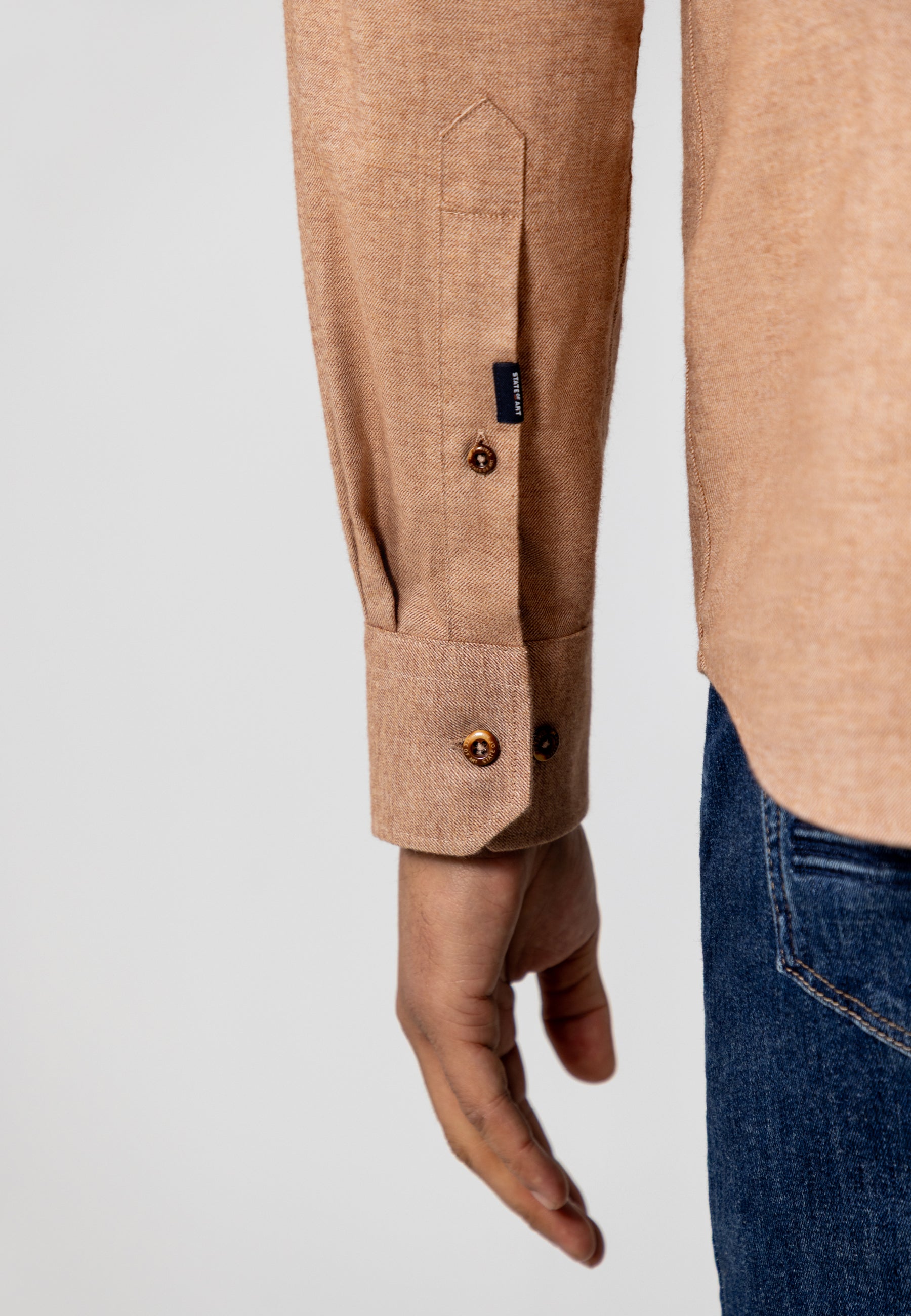 Chemise en coton sergé