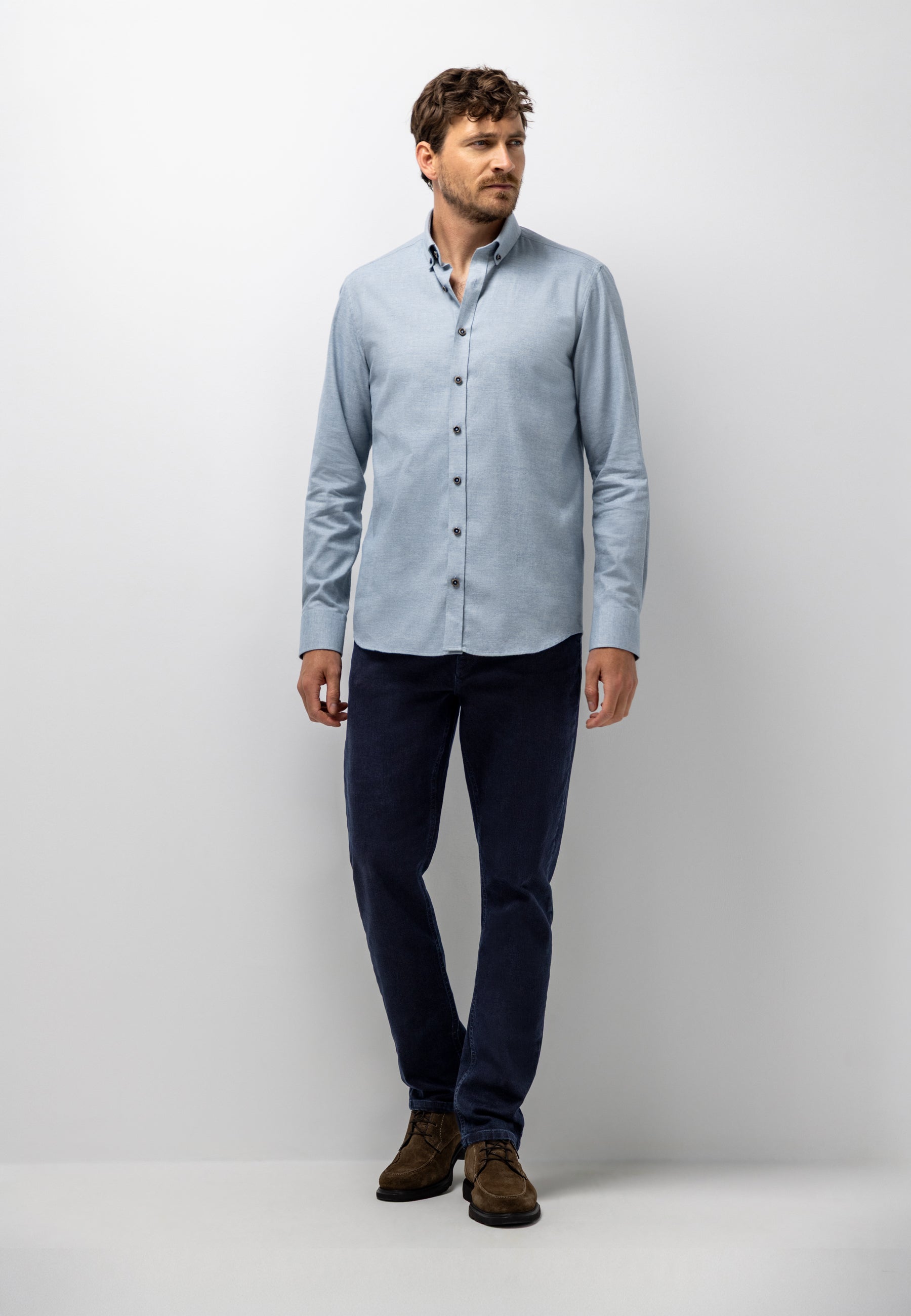 Chemise en coton sergé