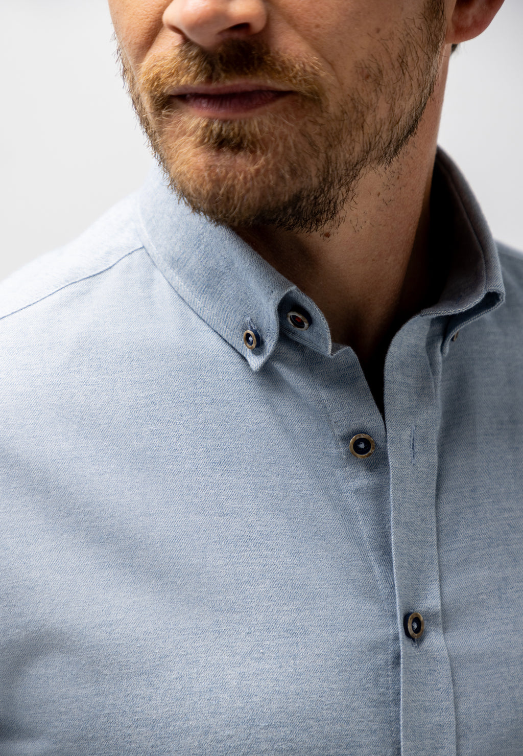 Chemise en coton sergé