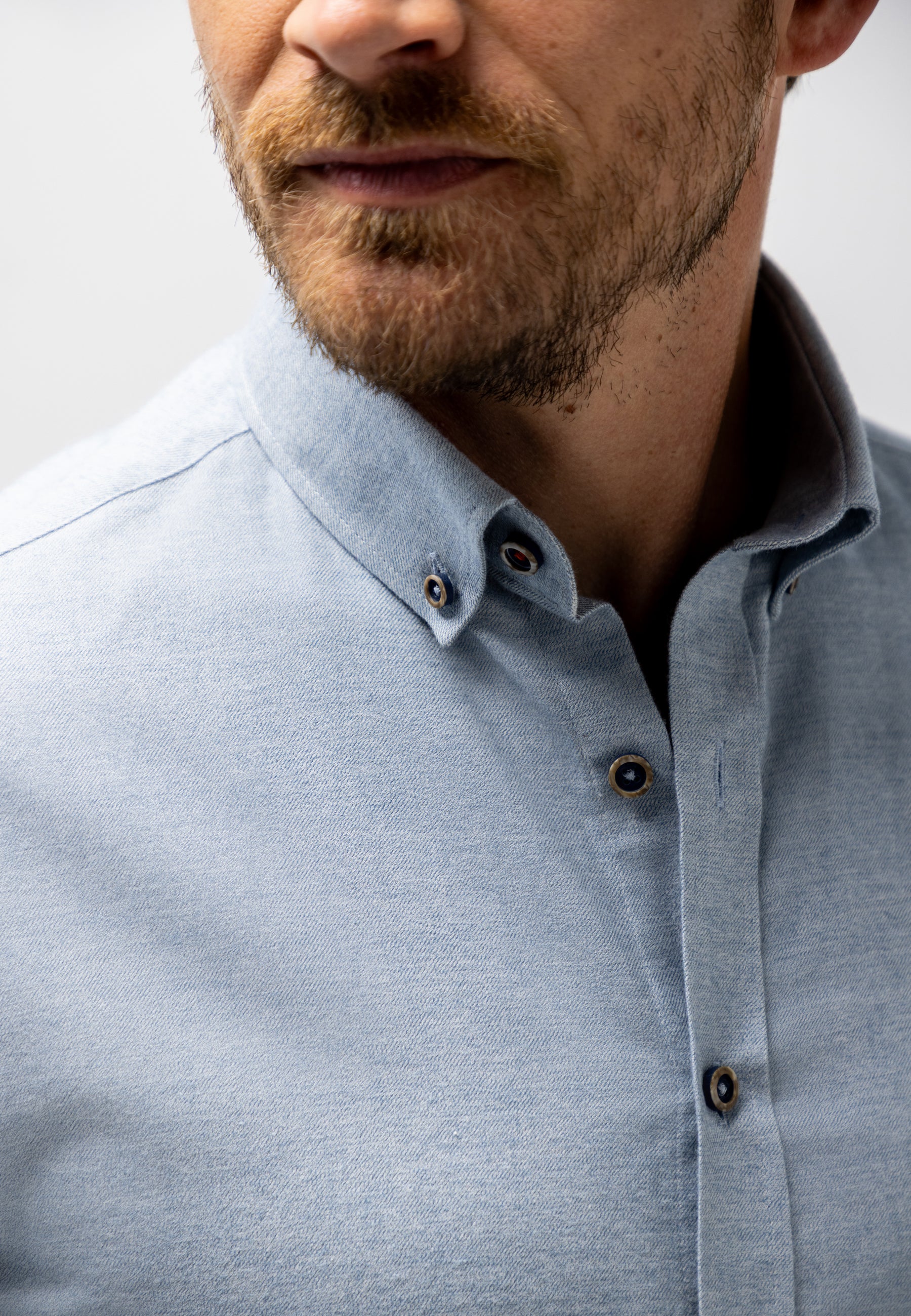 Chemise en coton sergé