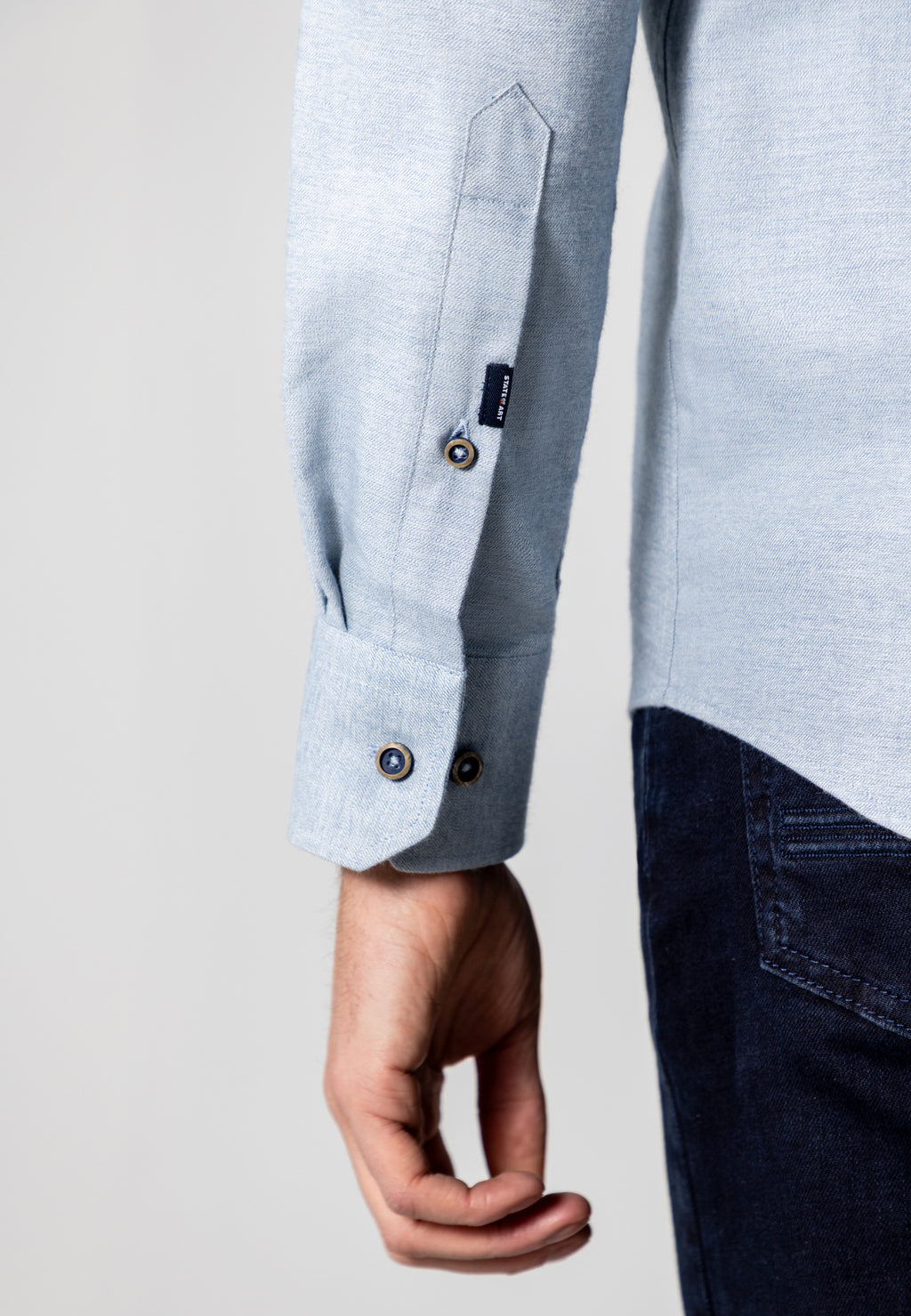 Chemise en coton sergé