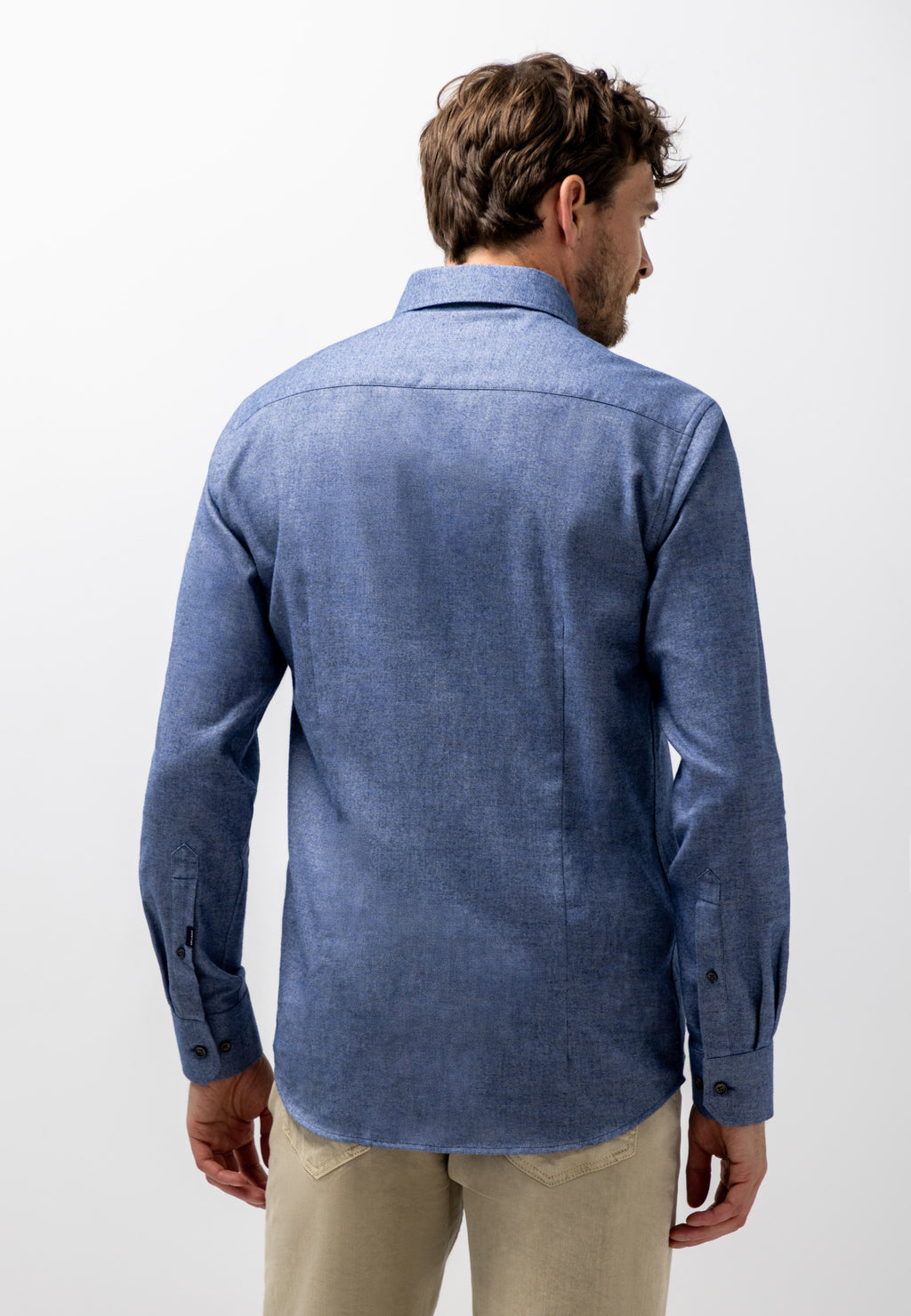 Chemise en coton sergé