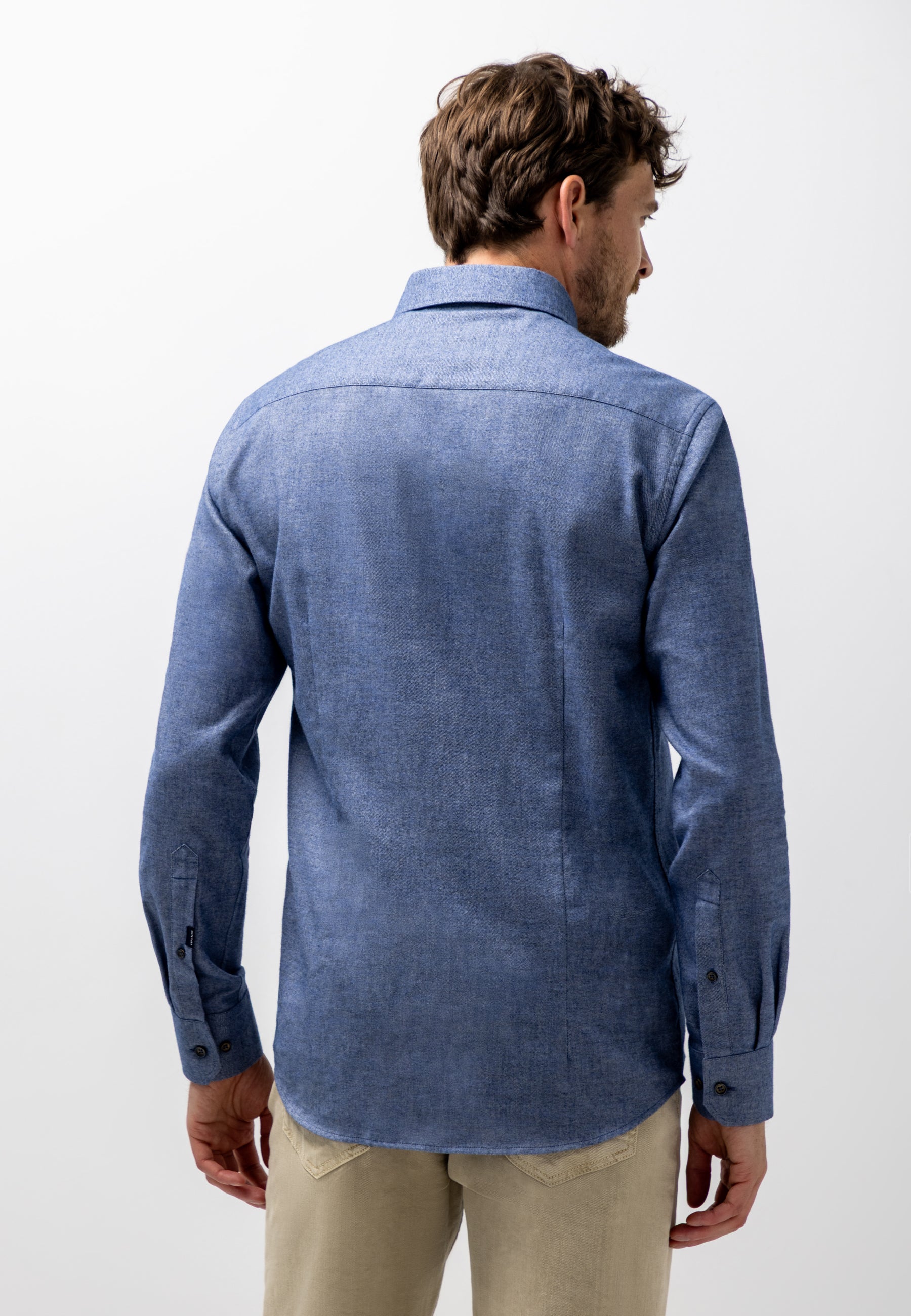 Chemise en coton sergé