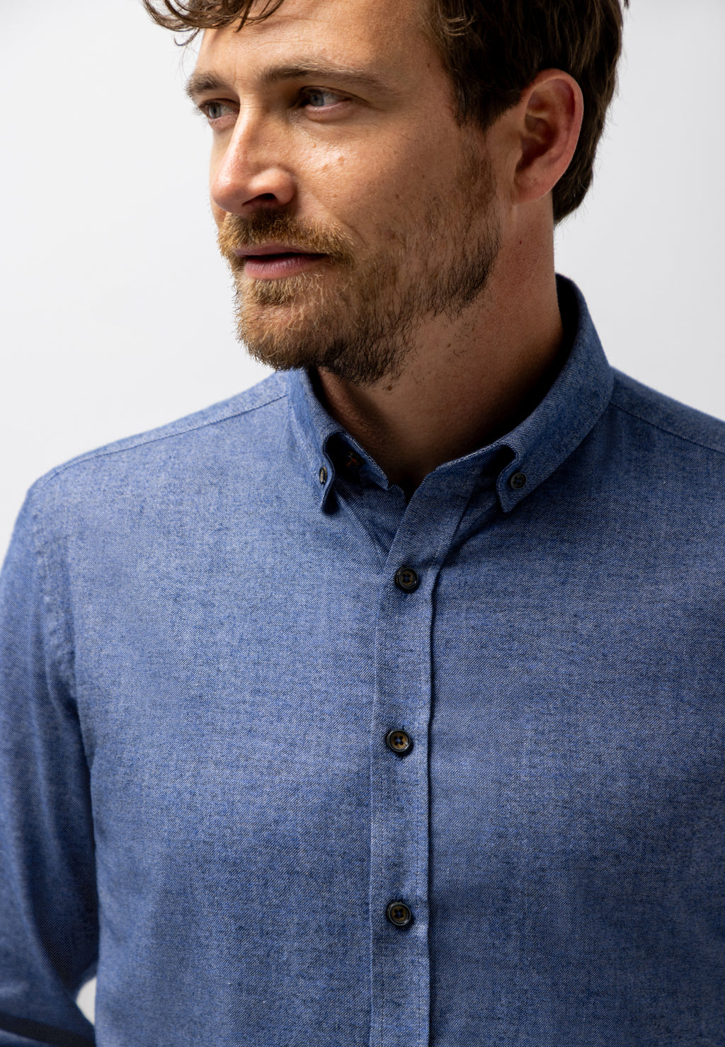 Chemise en coton sergé