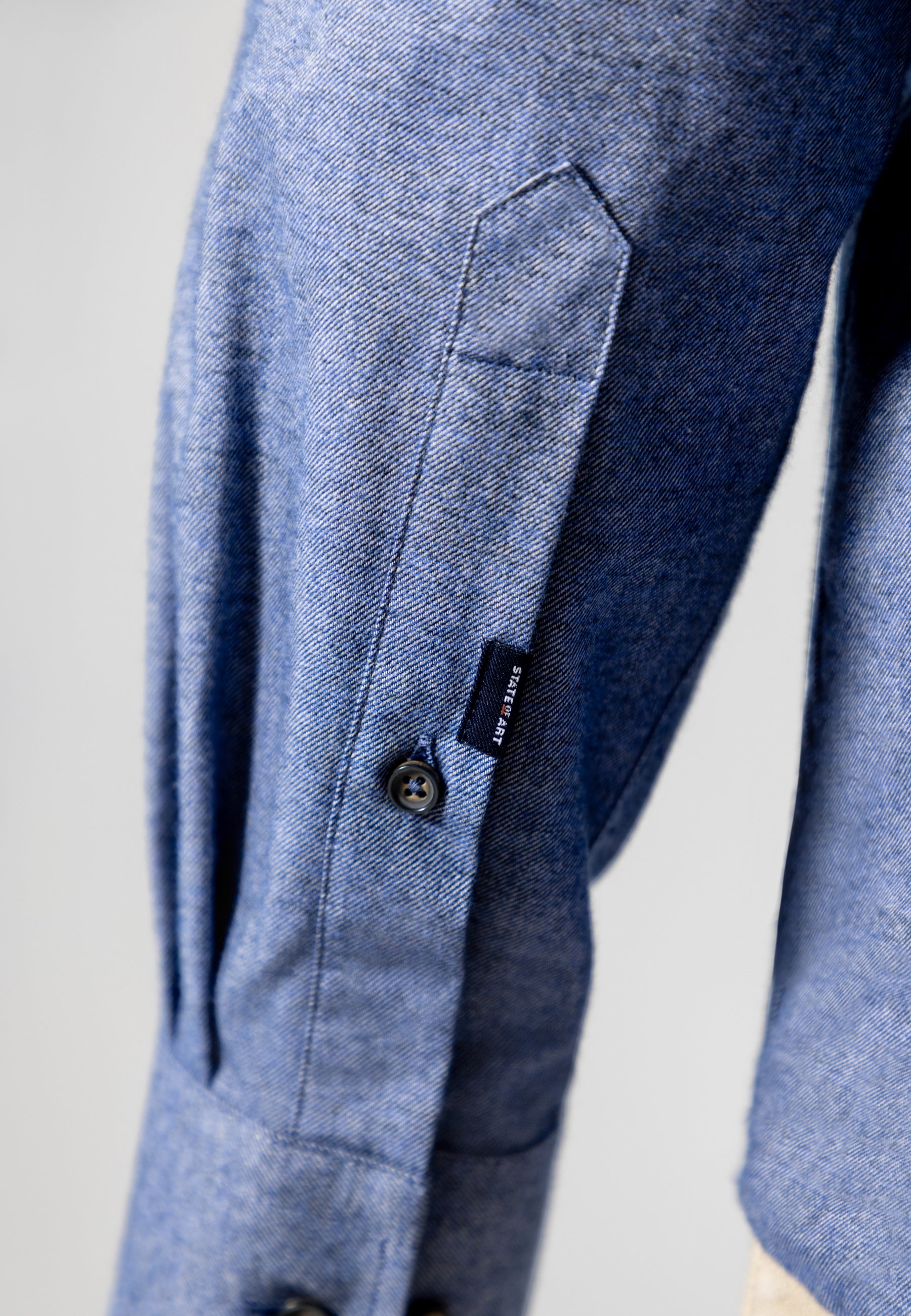 Chemise en coton sergé