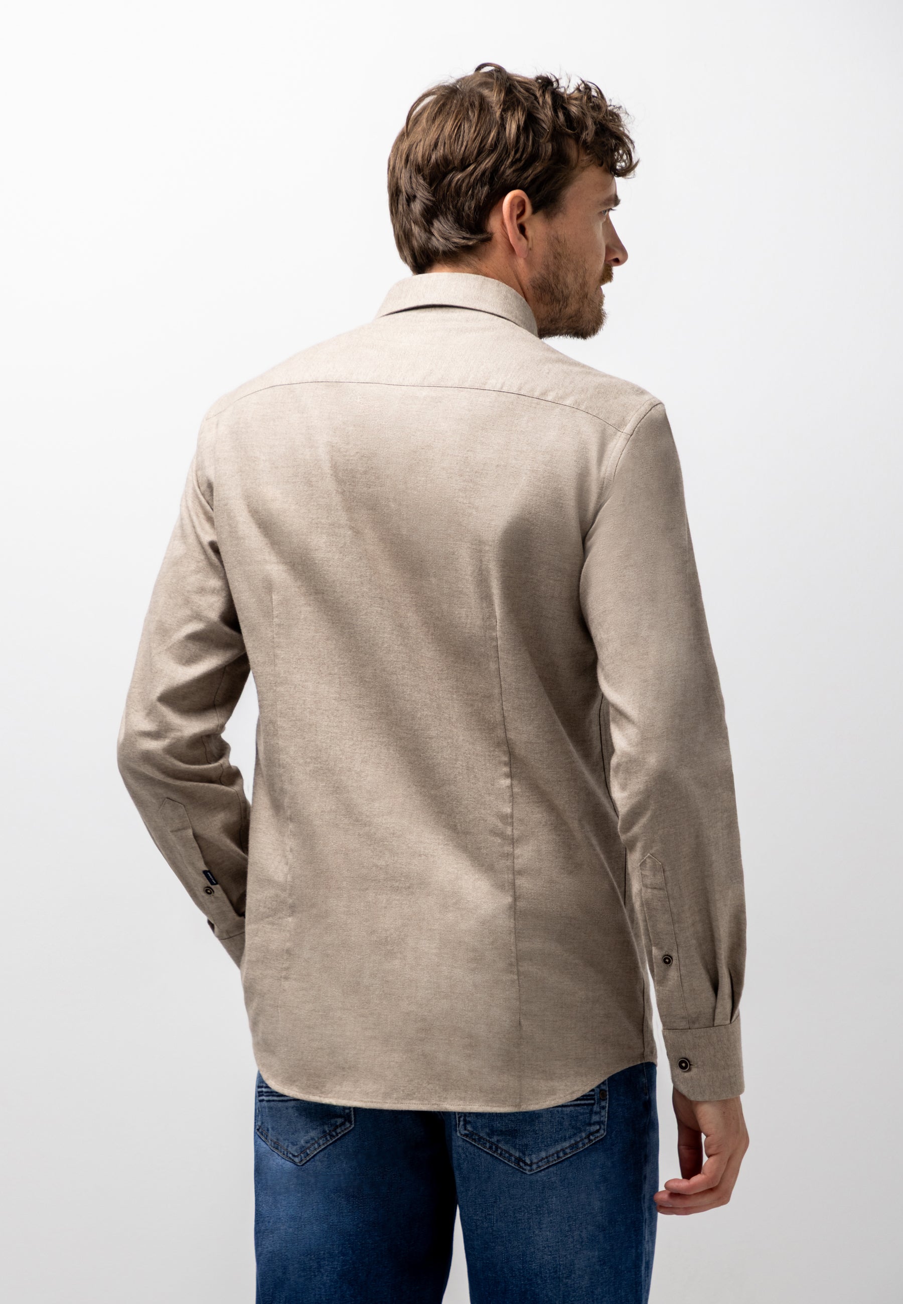 Chemise en coton sergé