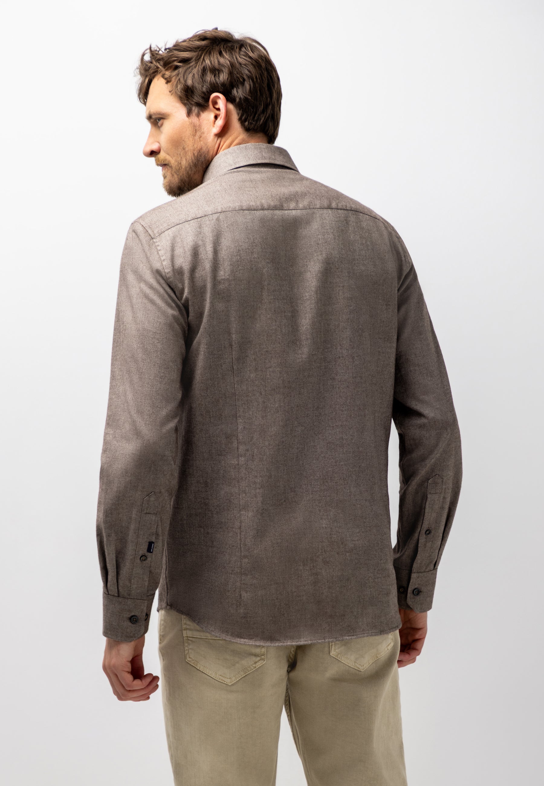 Chemise en coton sergé