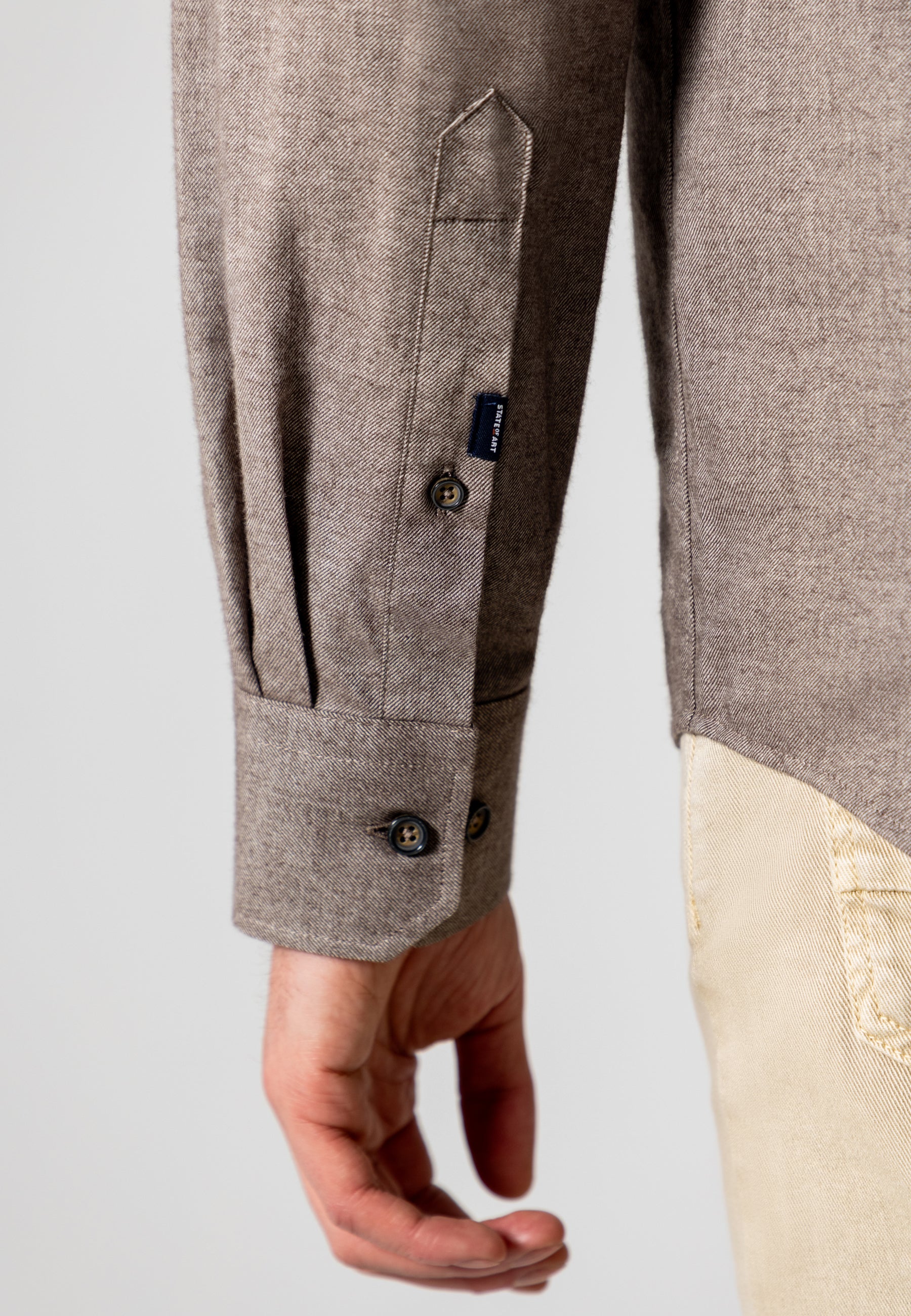 Chemise en coton sergé