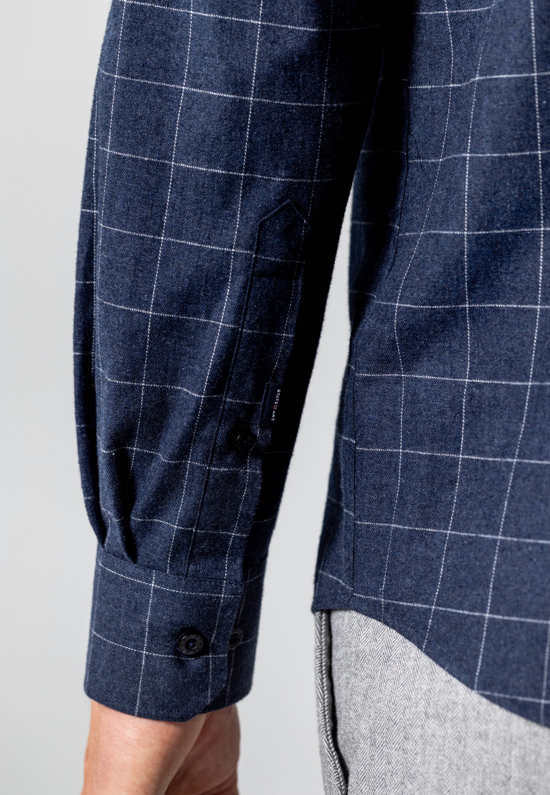 Chemise à motif à carreaux