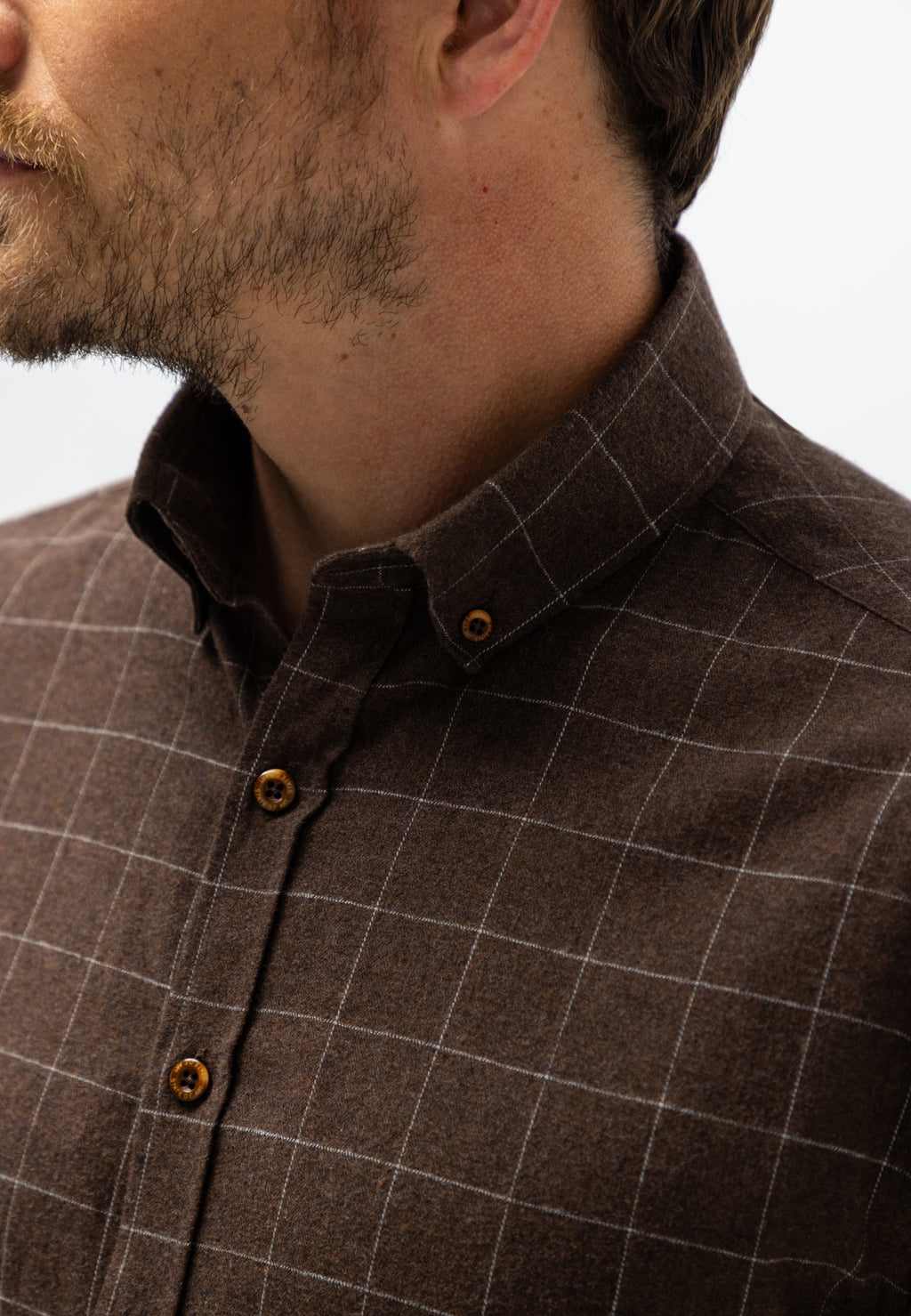 Chemise à motif à carreaux