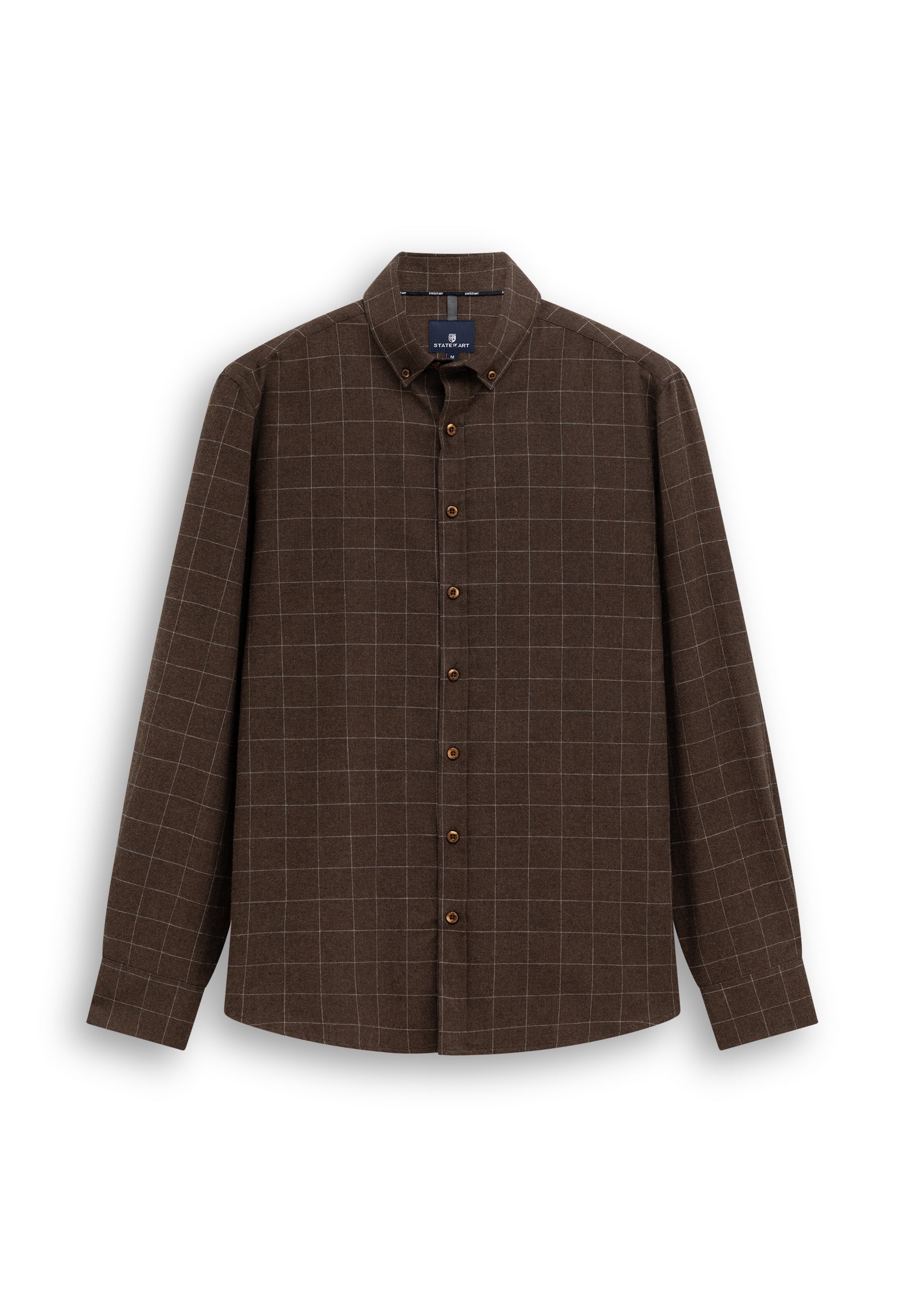 Chemise à motif à carreaux