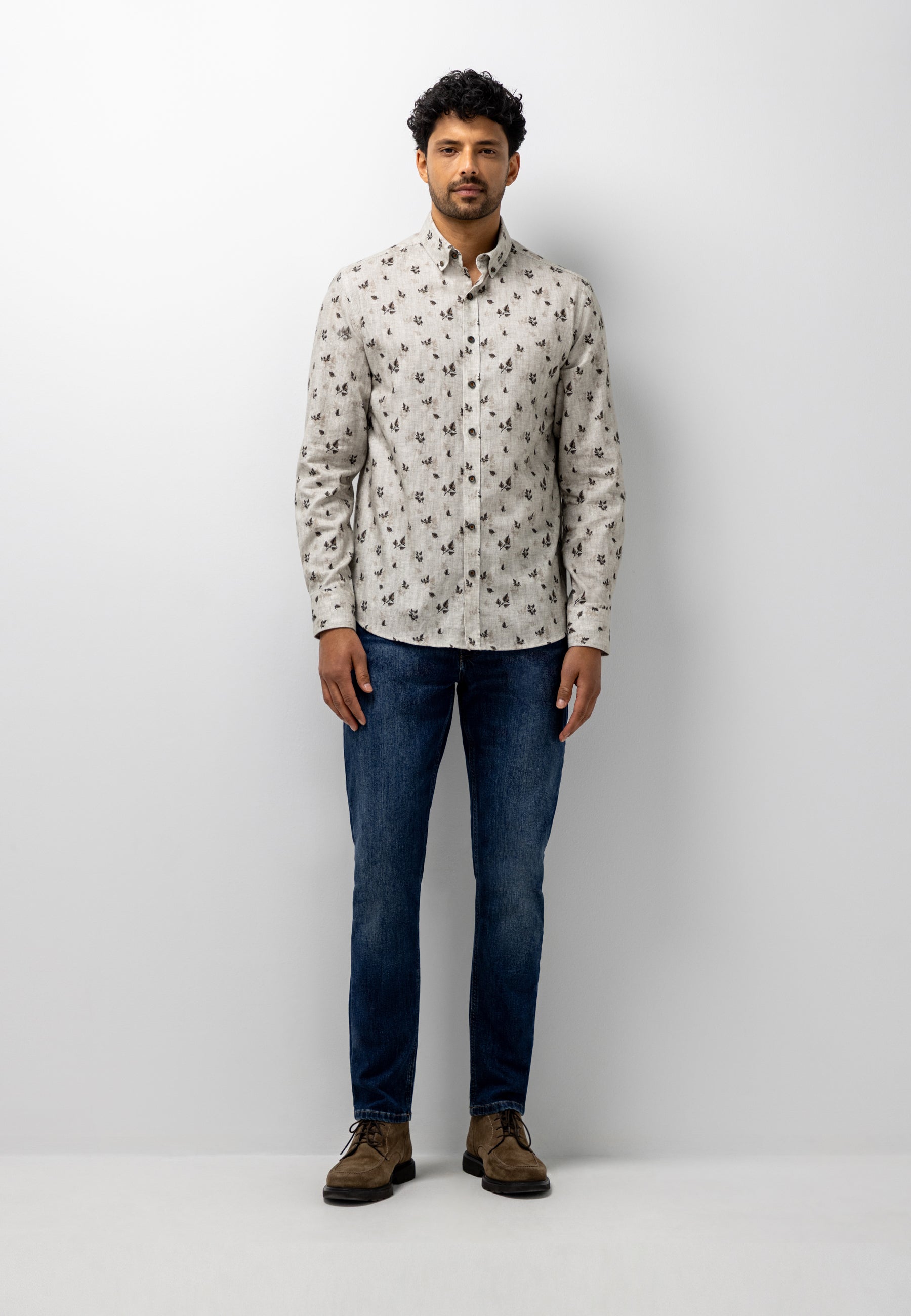 Chemise en twill de flanelle