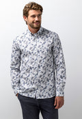 Chemise imprimée texturée