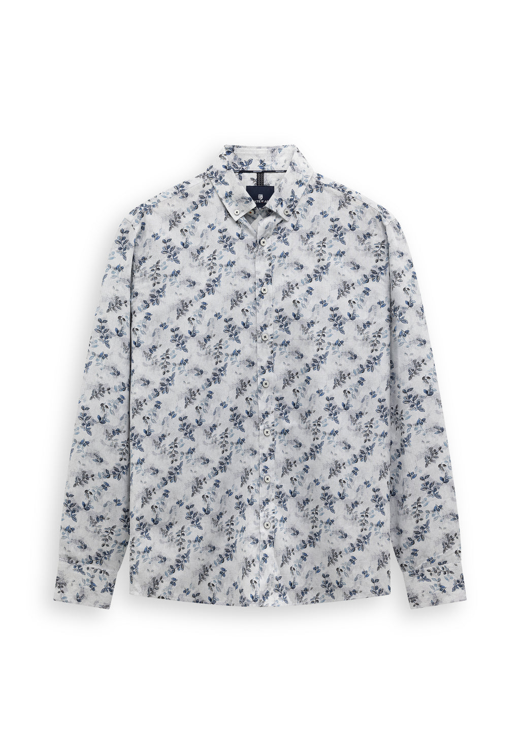 Chemise imprimée texturée