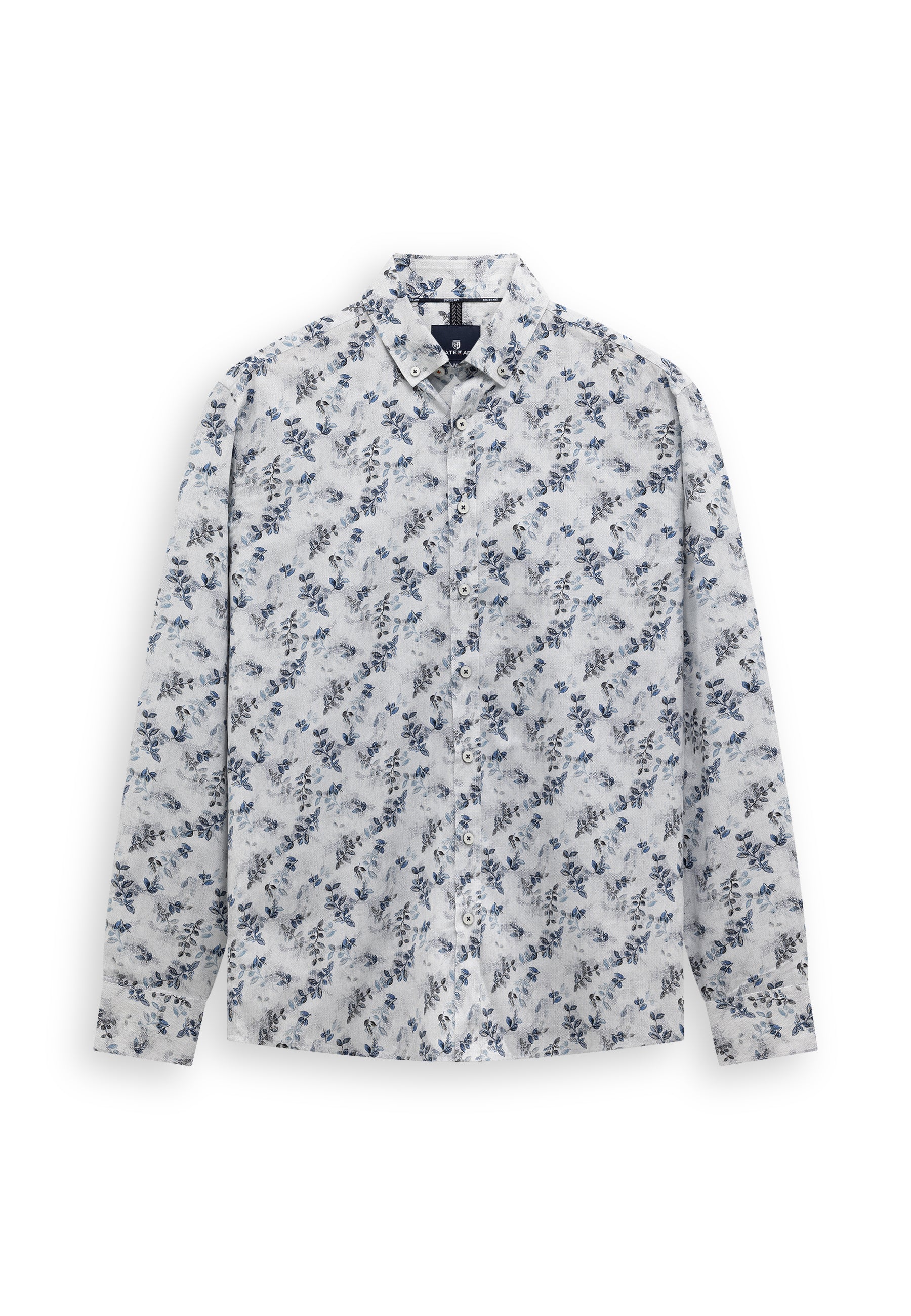 Chemise imprimée texturée