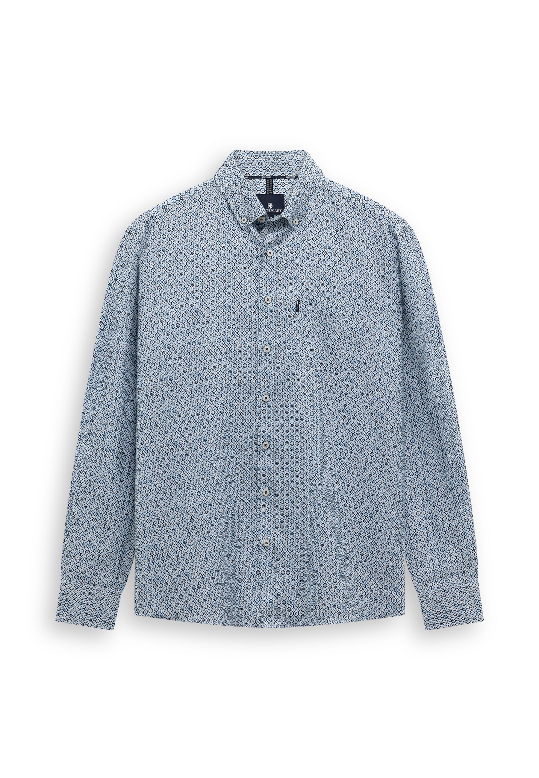 Chemise à imprimé géométrique