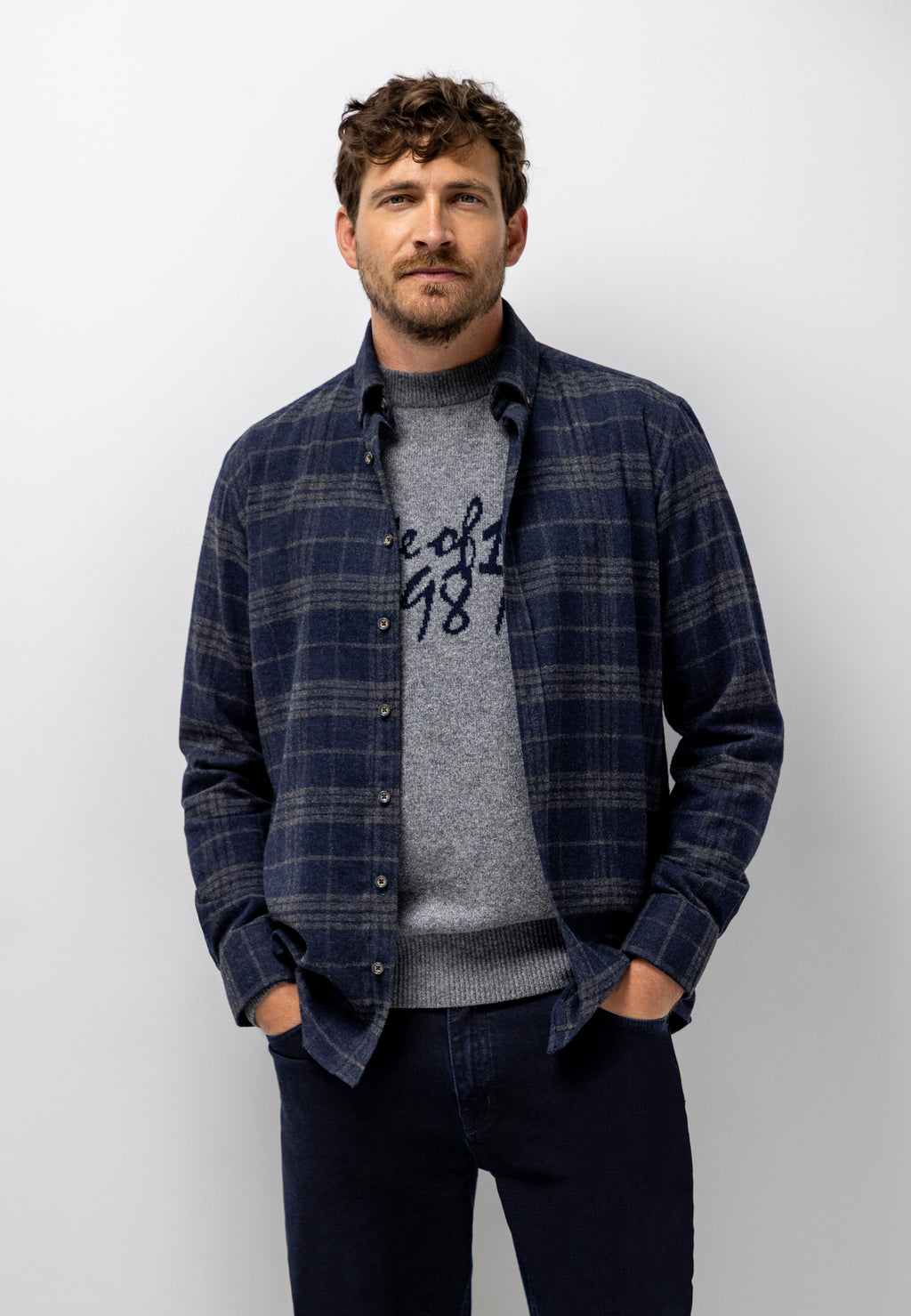 Chemise à carreaux