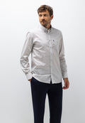 Chemise à imprimé et motif texturé