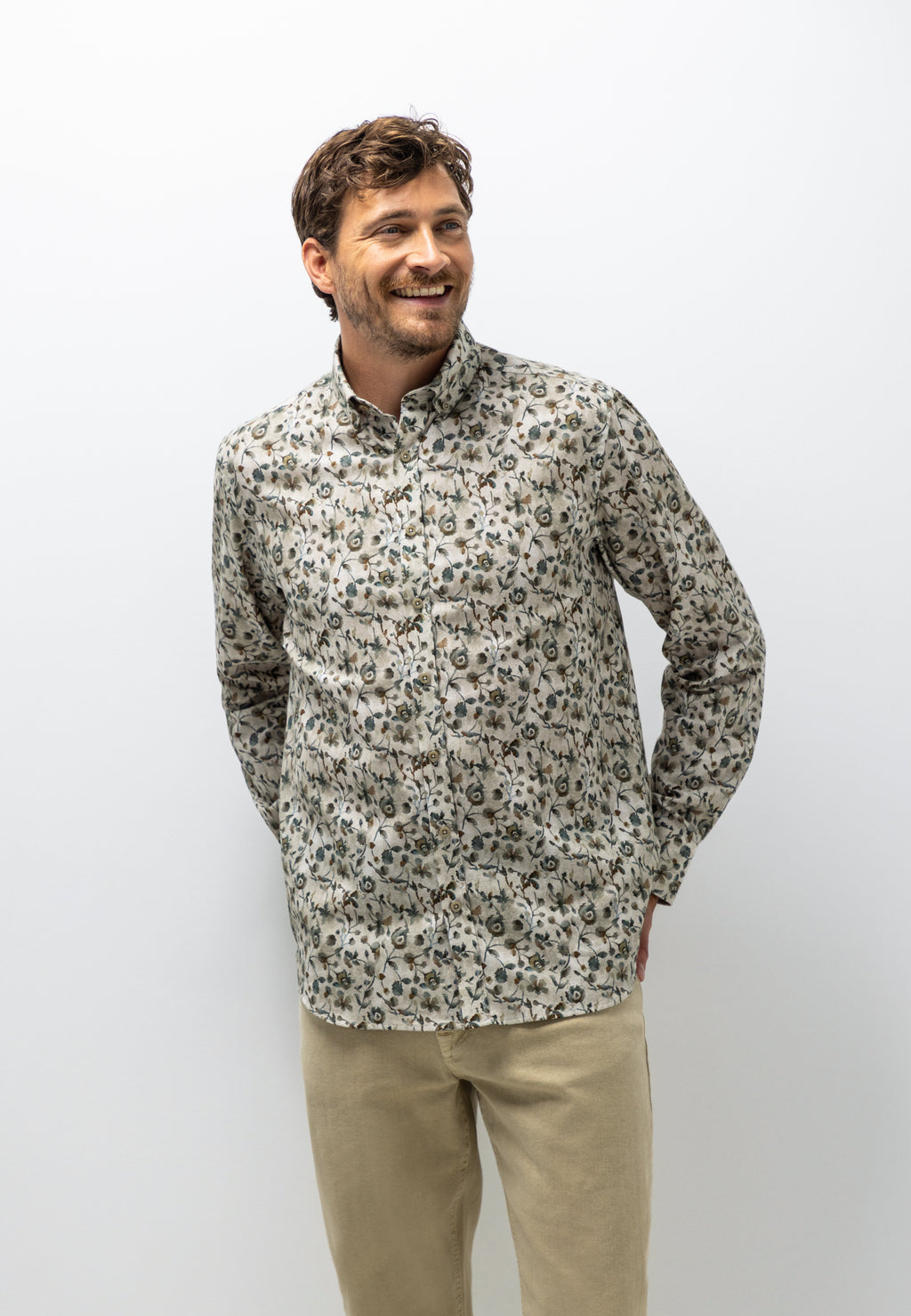 Chemise en twill de coton