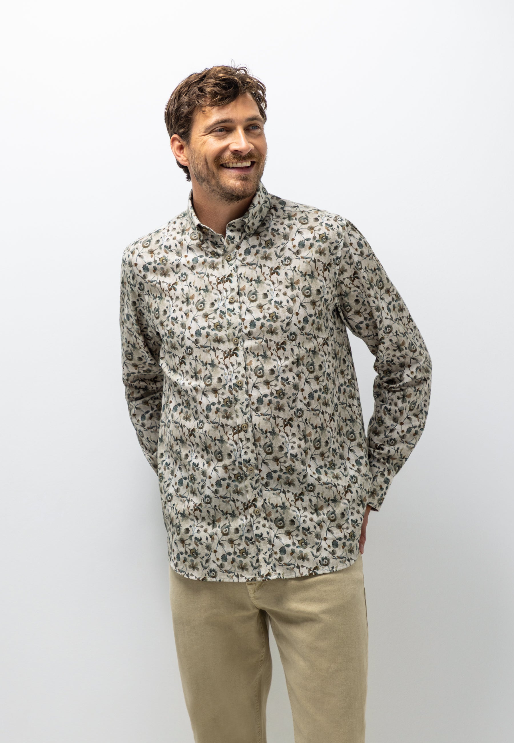 Chemise en twill de coton