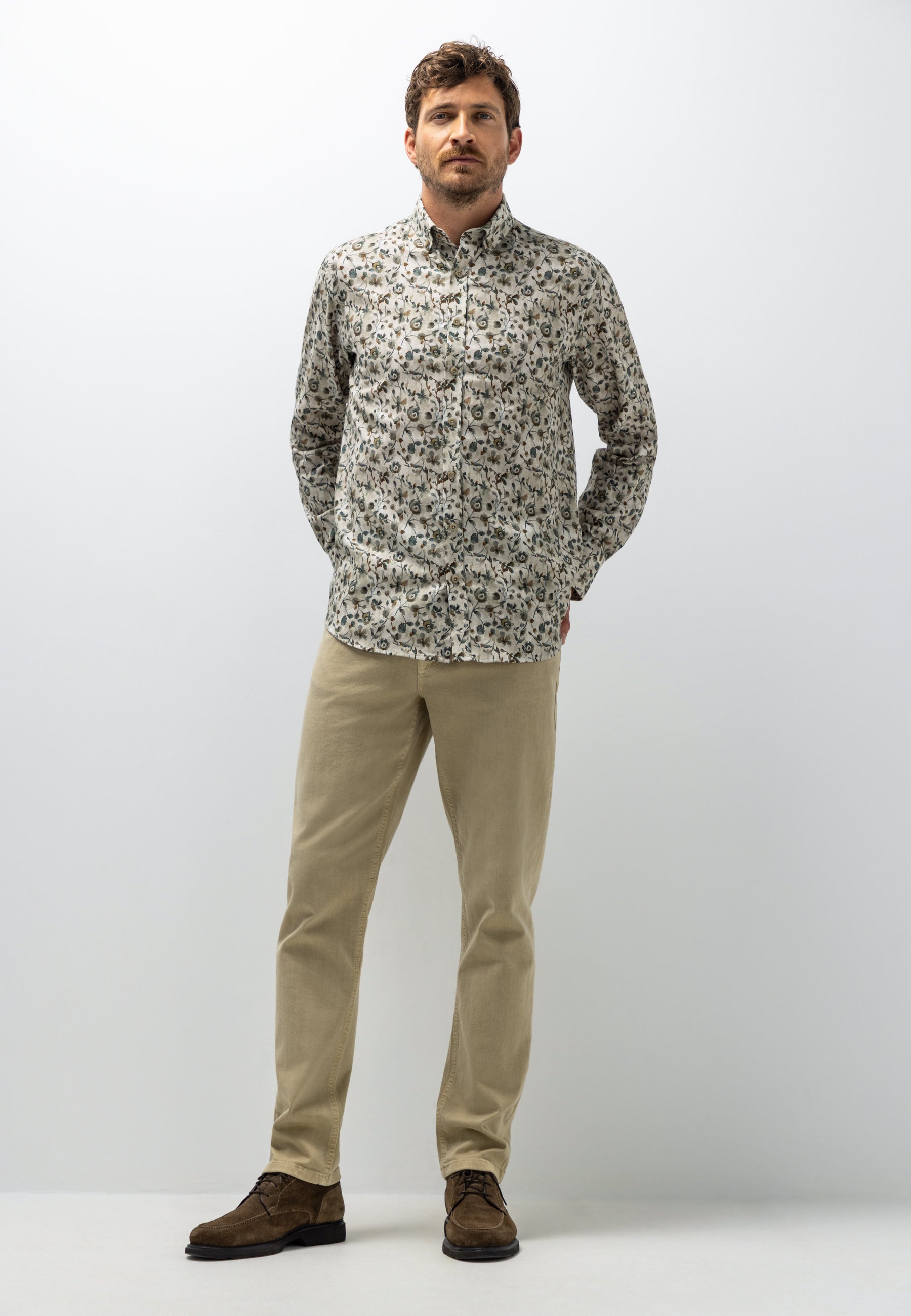 Chemise en twill de coton