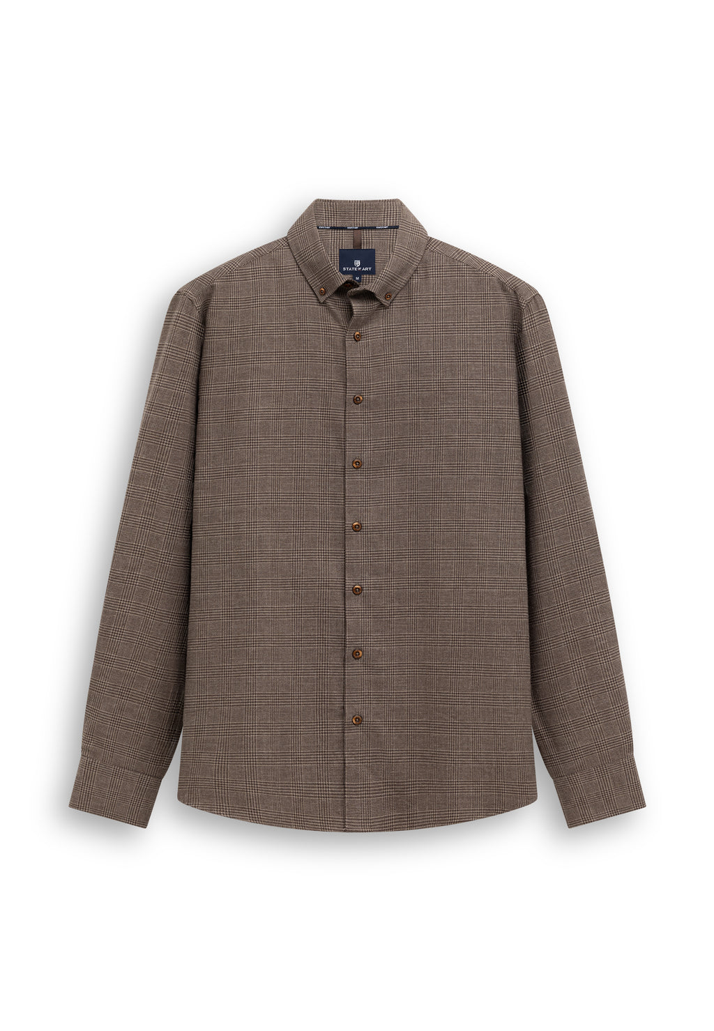 Chemise à motif pied-de-poule