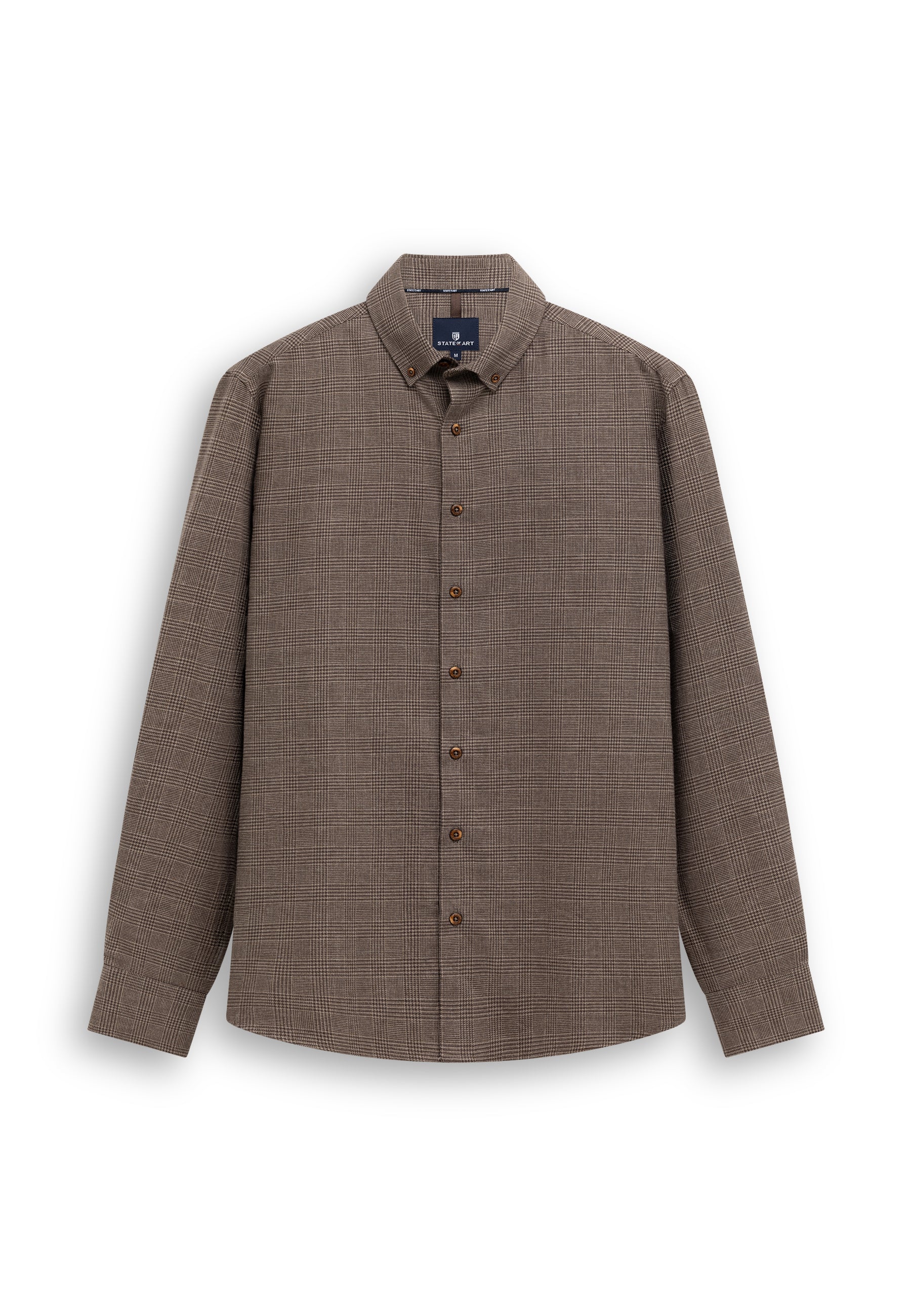 Chemise à motif pied-de-poule