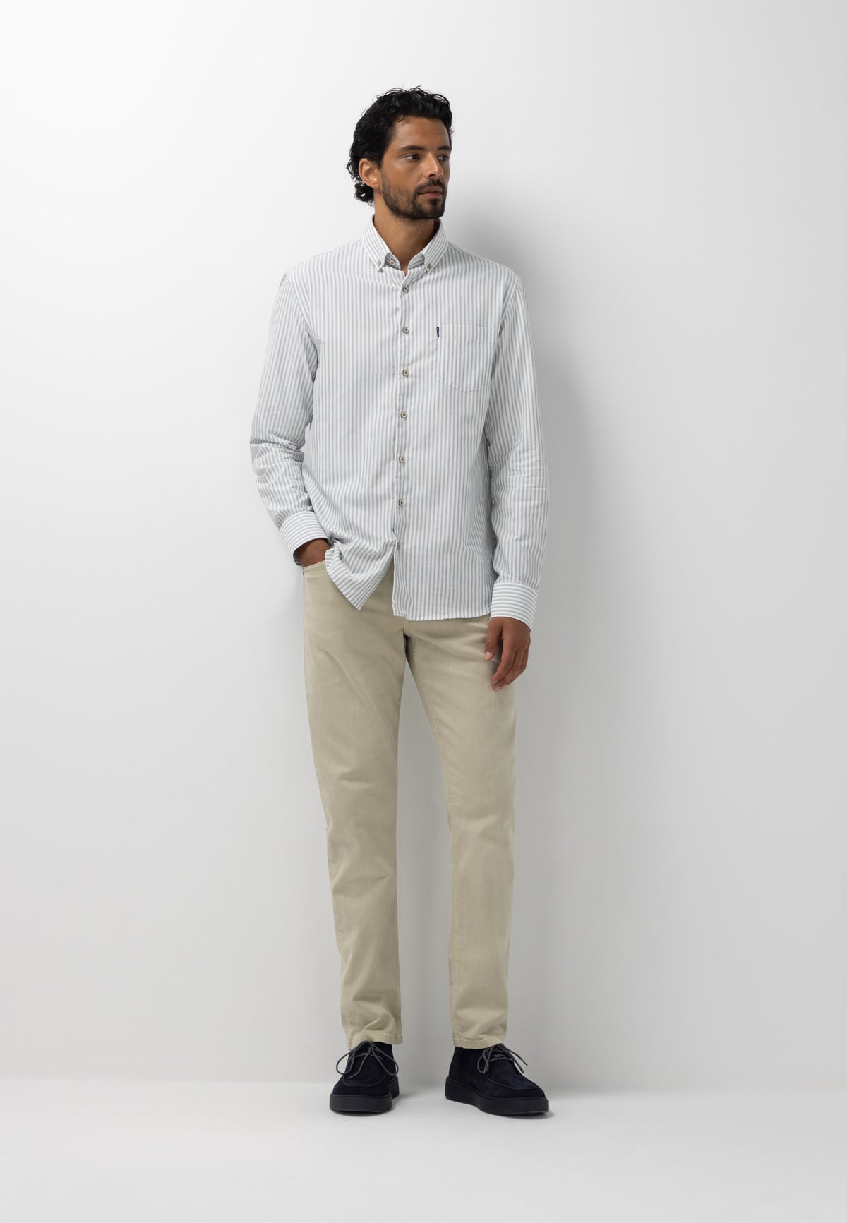 Chemise avec motif à rayures