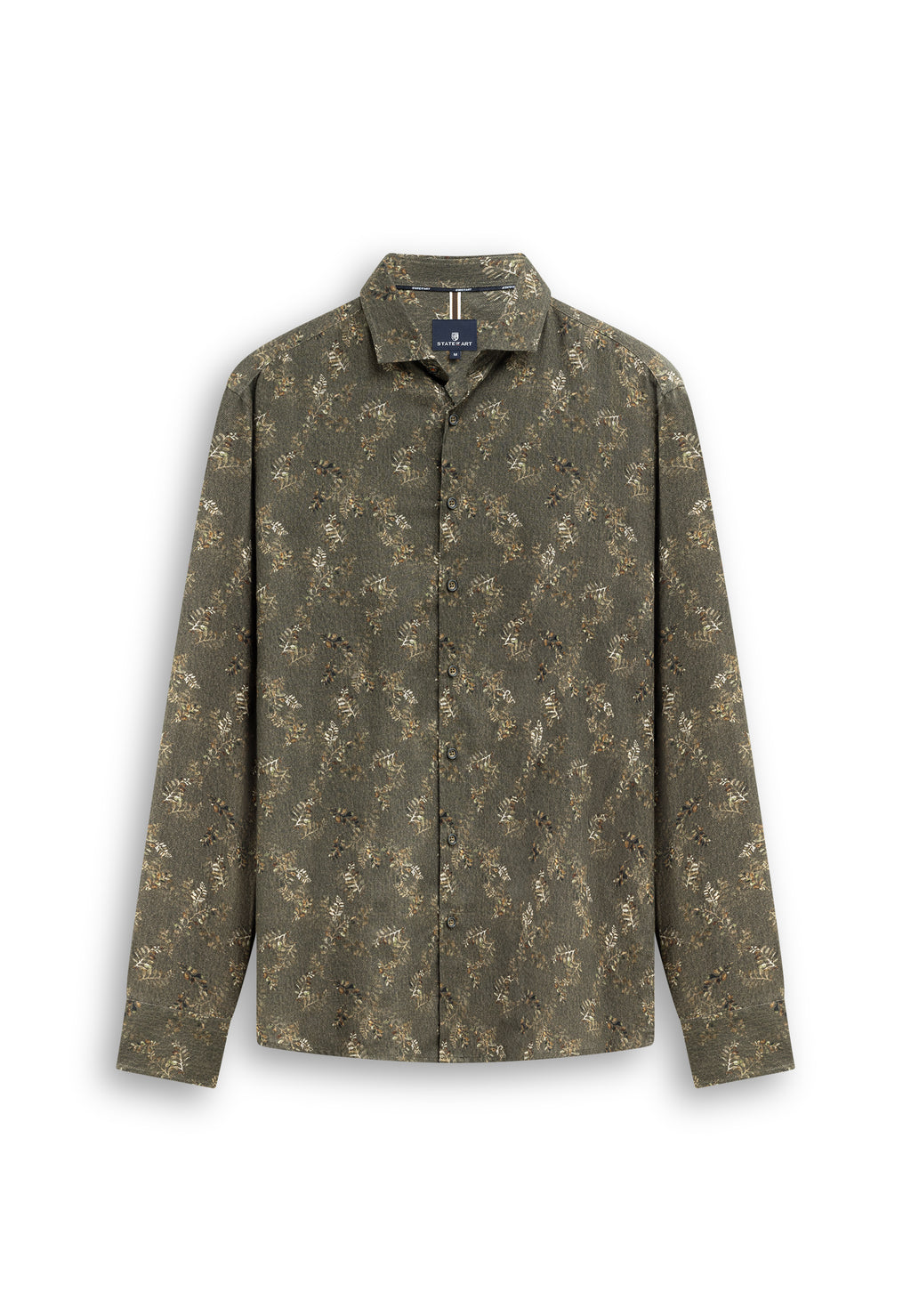 Chemise en twill à imprimé botanique