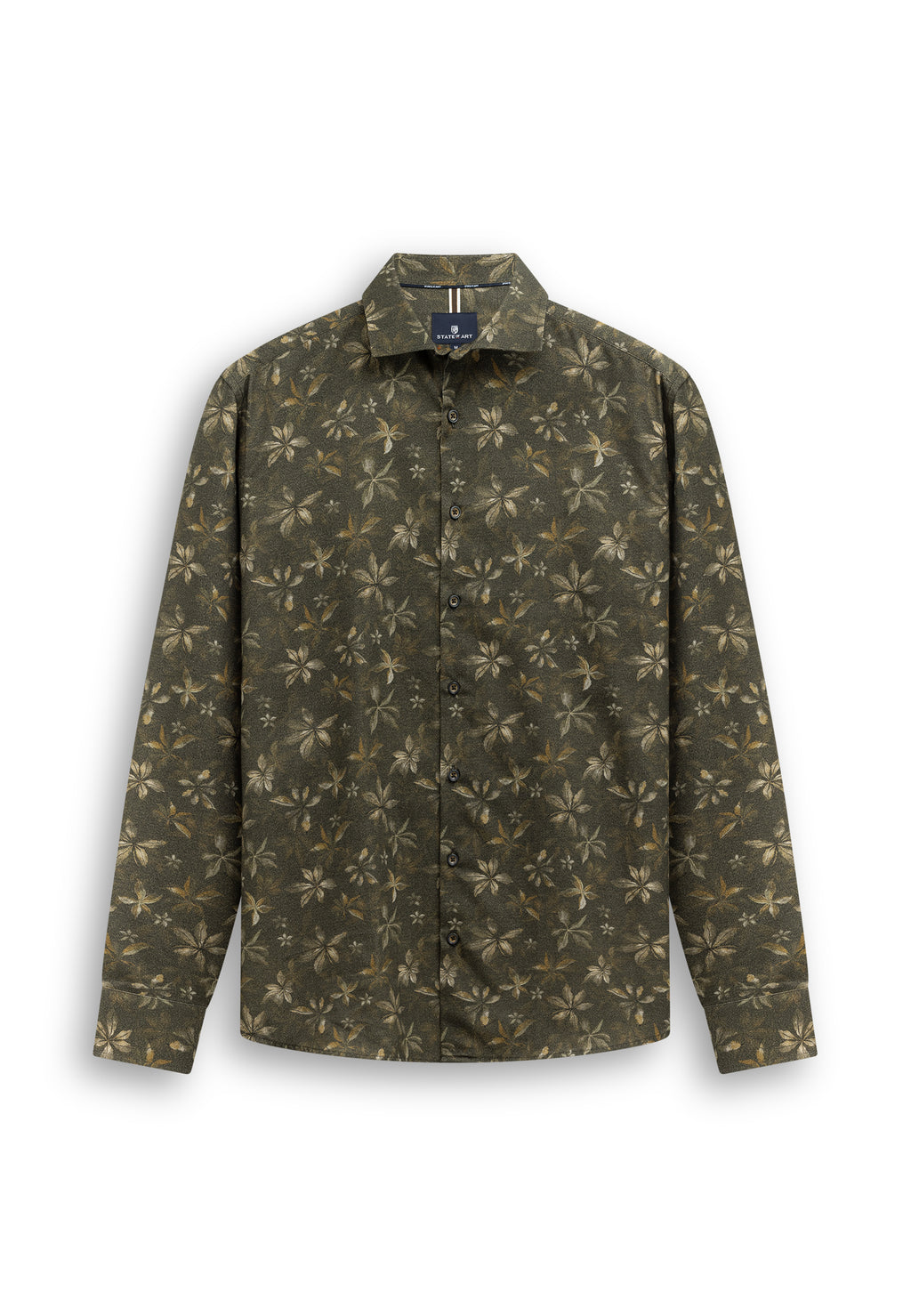 Chemise à imprimé botanique