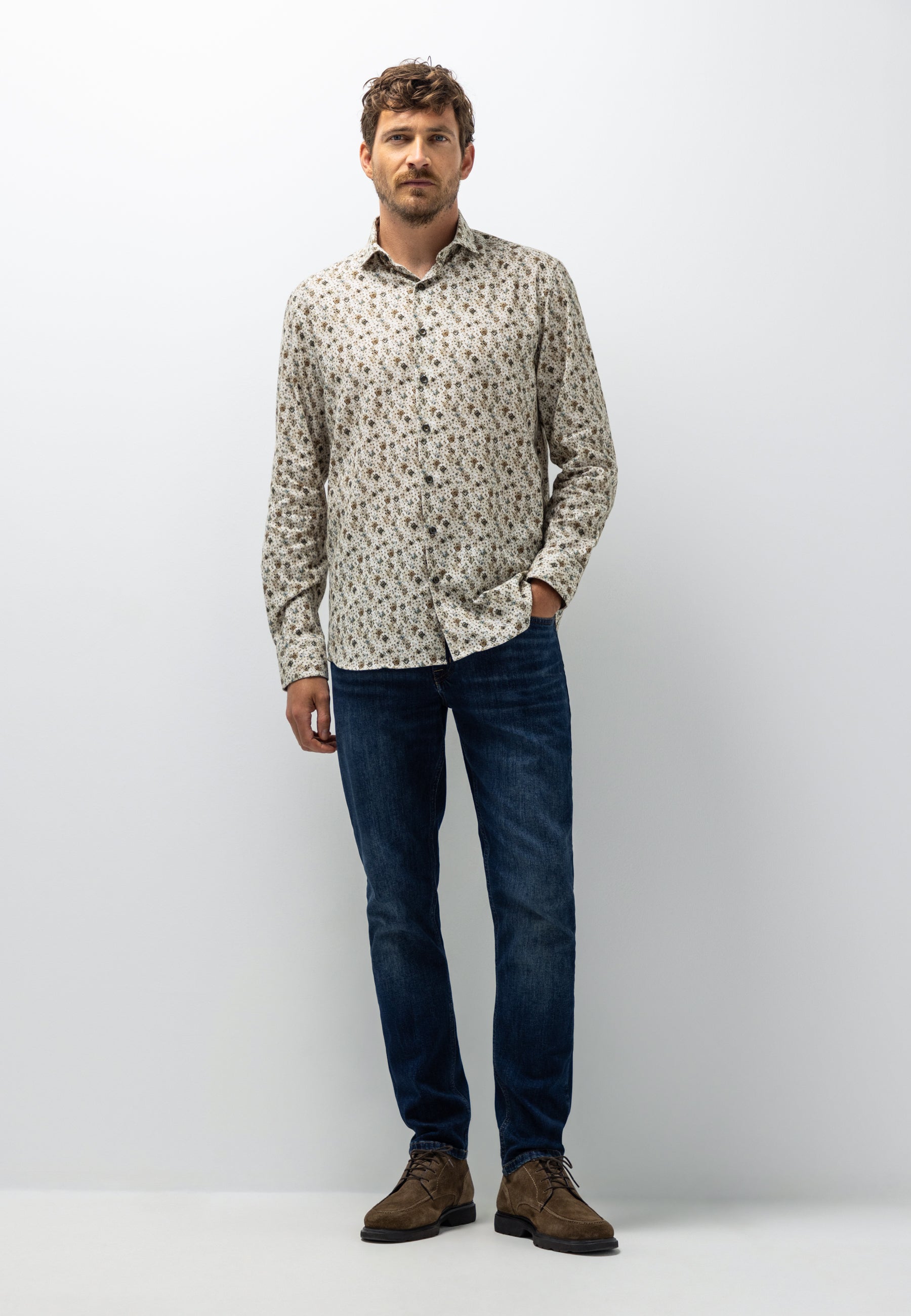 Chemise en flanelle sergée